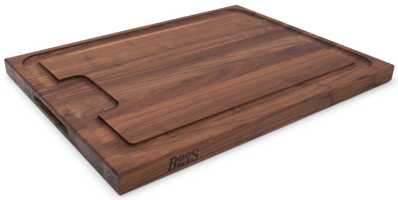 boos blocks black walnut snijplank met sapgeul 61x46x4cm walnoothout