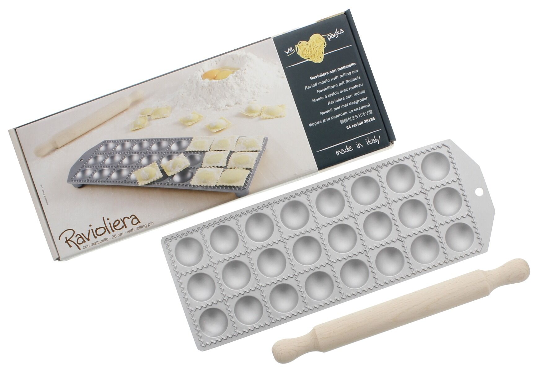 kookpunt eppicotispai raviolimal rond 24 vaks 0