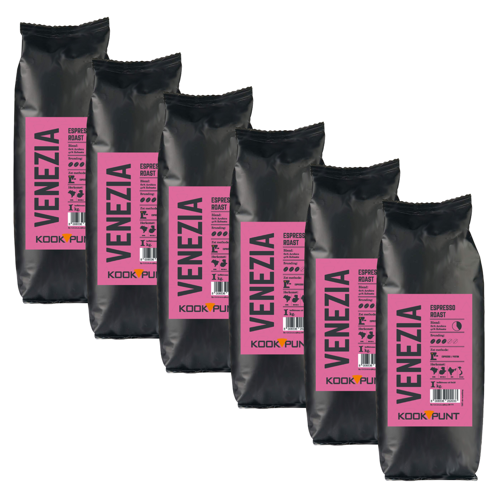 kookpunt-venezia-koffiebonen-6kg