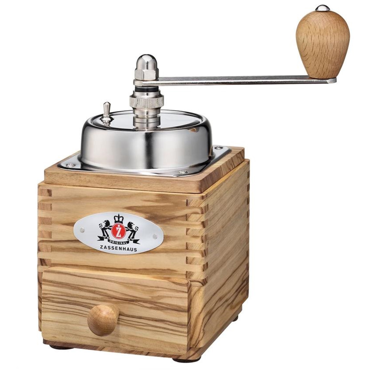 zassenhaus montevideo koffiemolen 185cm olijfhout