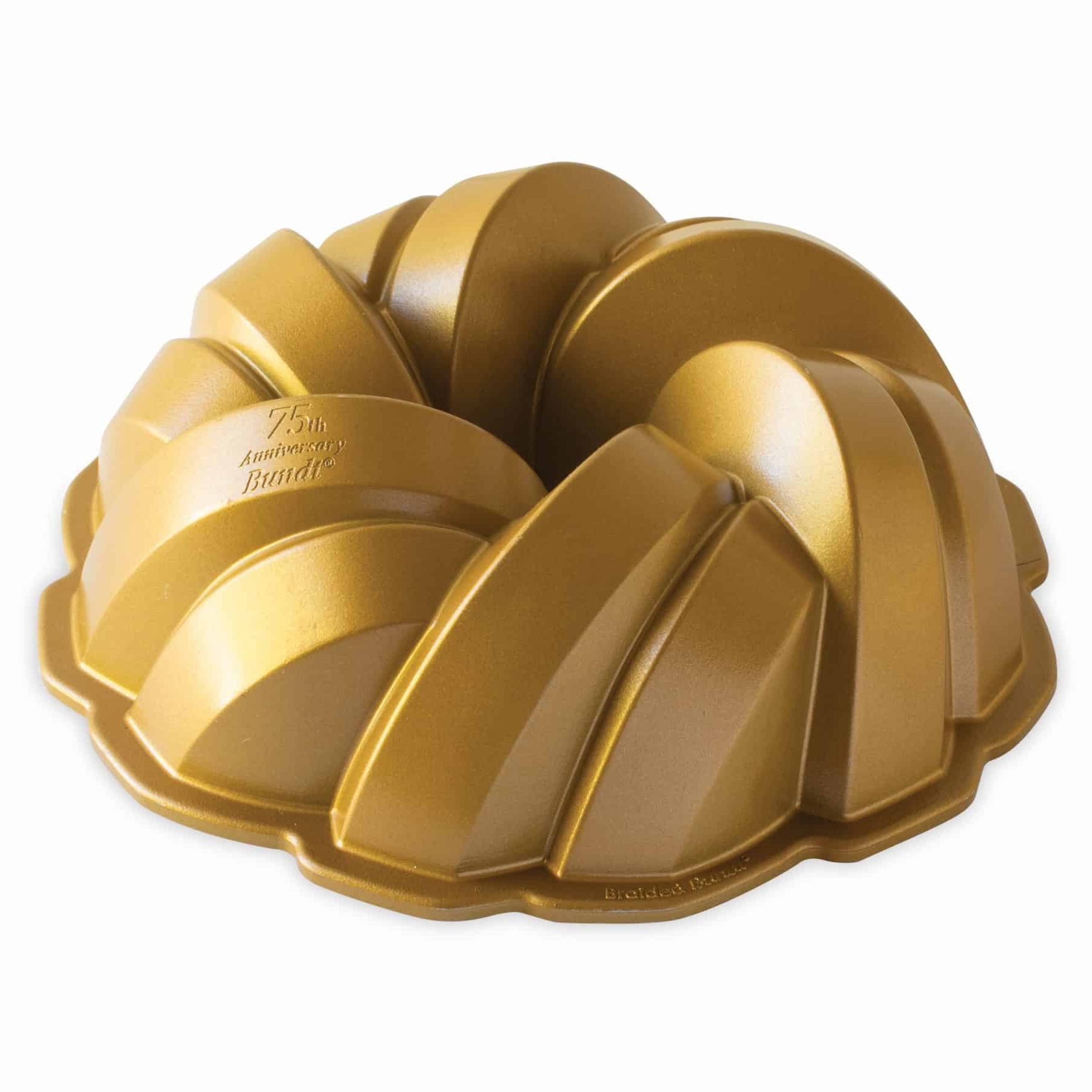 nordic ware braided bundt tulbandvorm goud