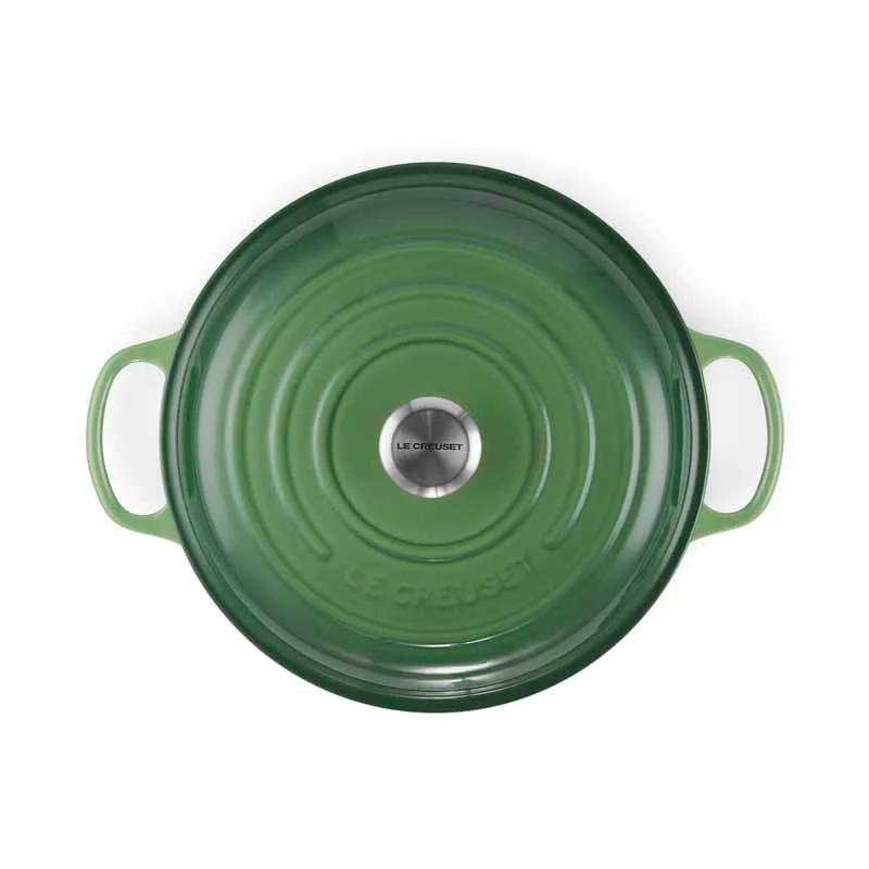 le-creuset-signature-campagnard-braadpan-26cm-bamboo-green