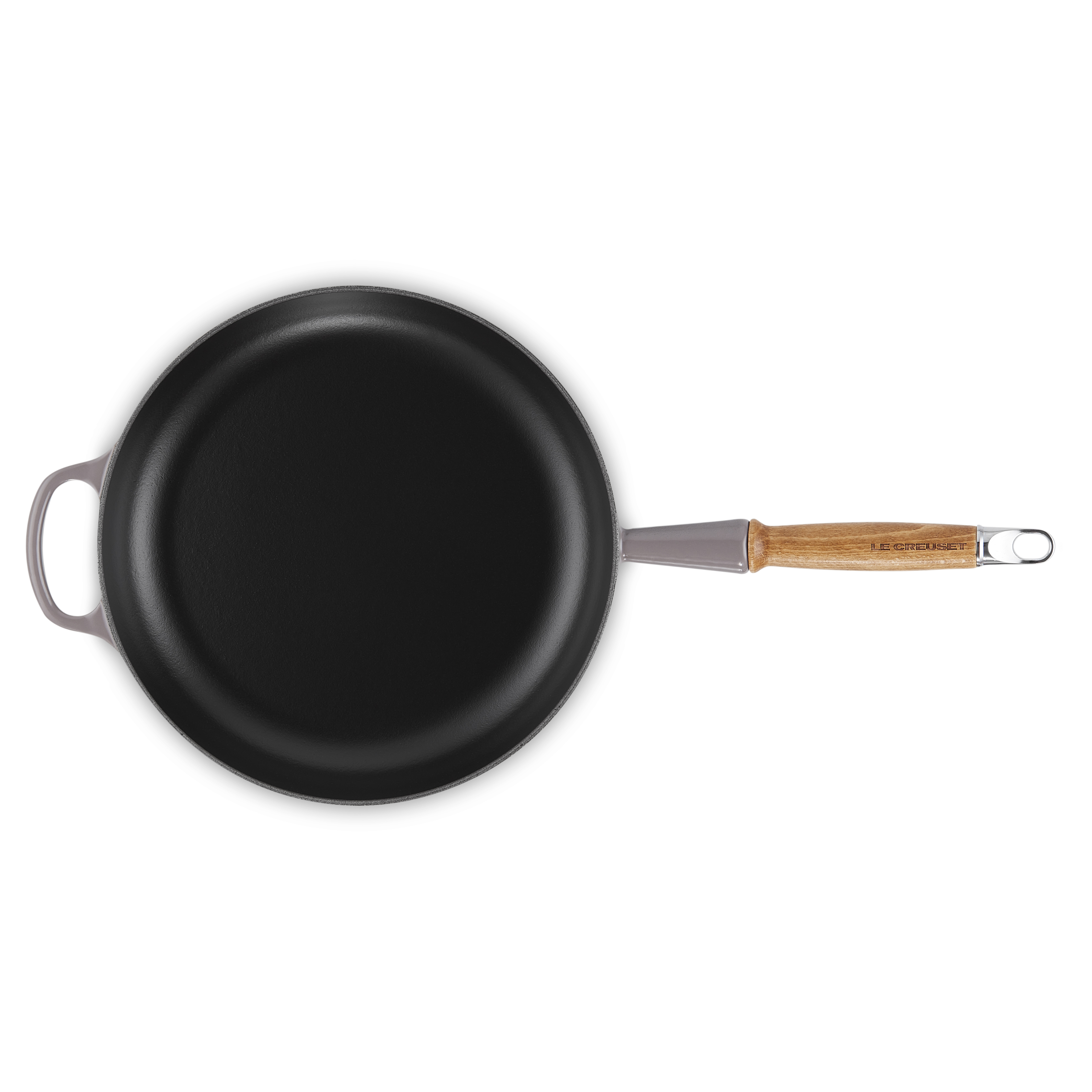 le-creuset-signature-koekenpan-met-houten-steel-28cm-flint