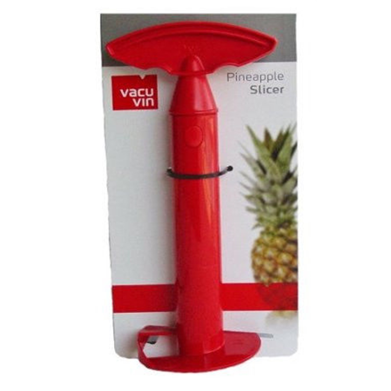 vacuvin-ananassnijder-rood