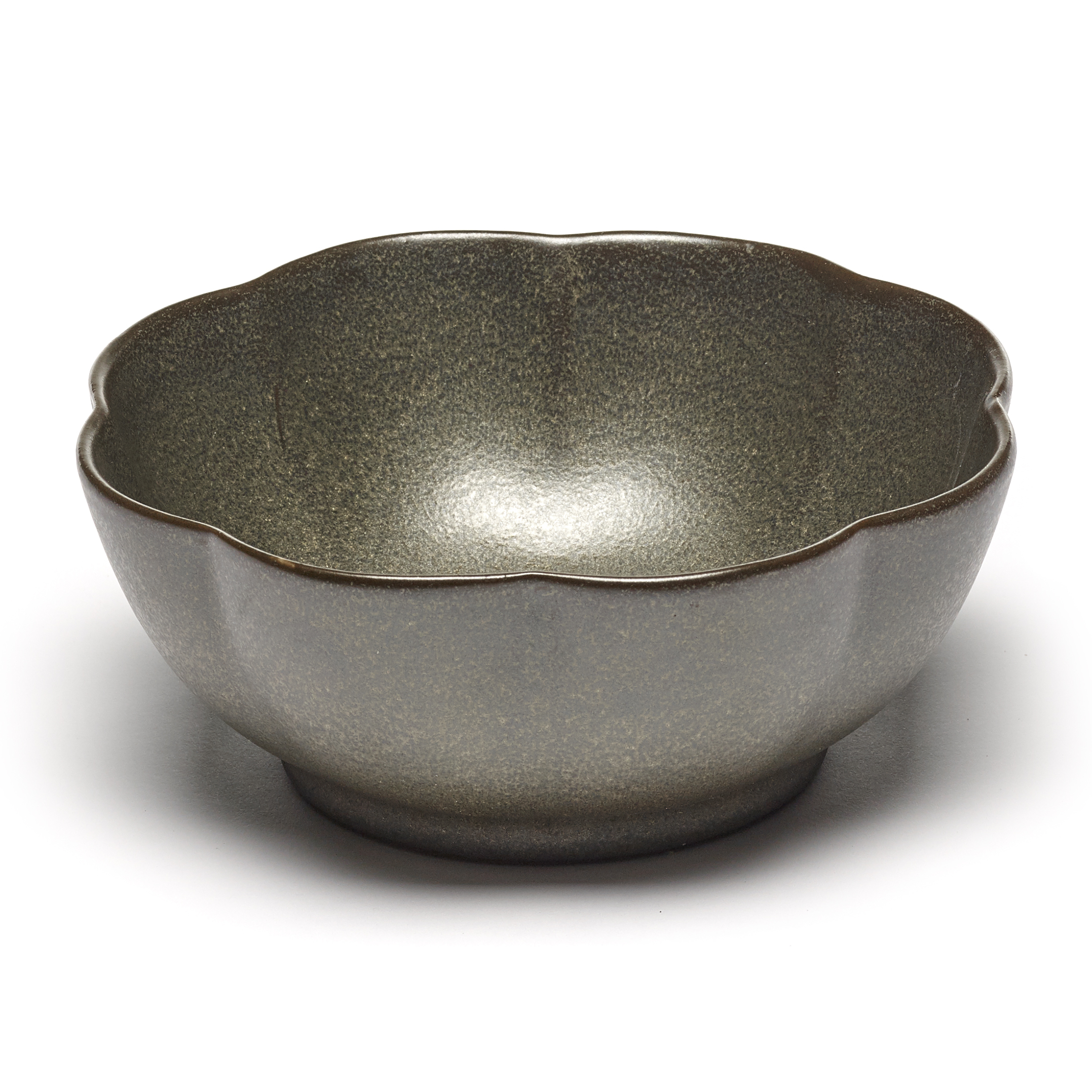 serax-inku-kom-geribbeld-b5120242g-15cm-groen-4-stuks