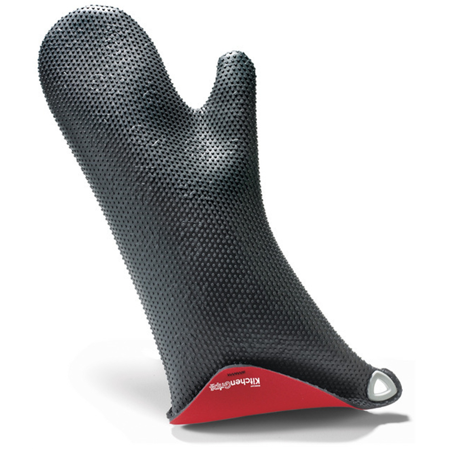 kitchengrips chefs mitt bbq en ovenwant 41cm rood