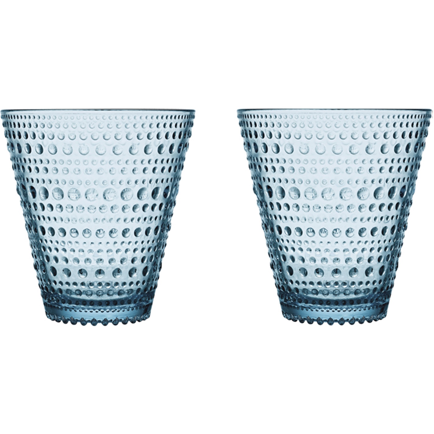 iittala kastehelmi waterglazen 03l lichtblauw 2 stuks