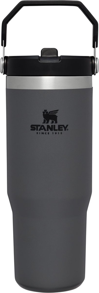 stanley iceflow flip straw thermosbeker 089l zwart
