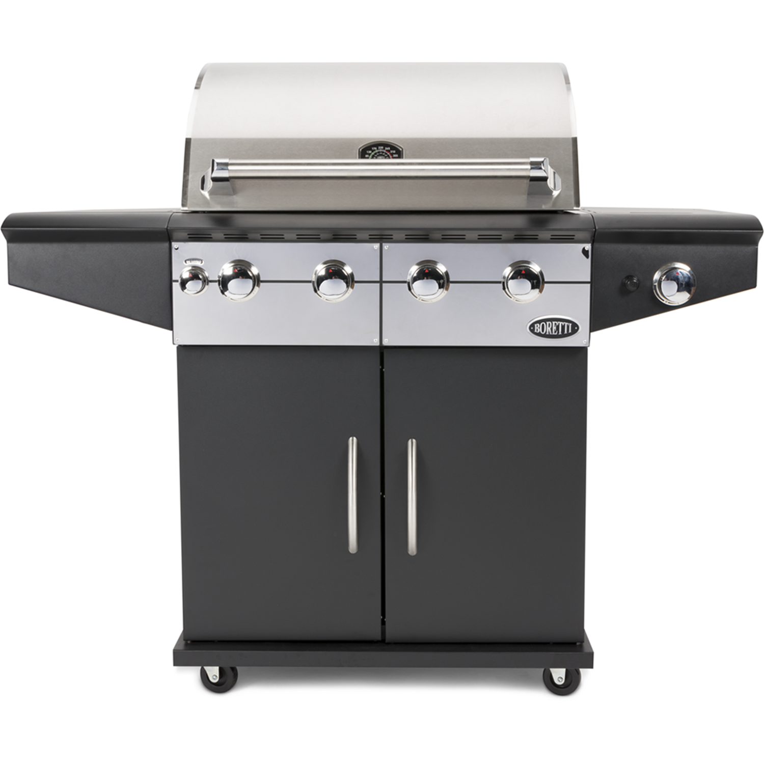 boretti-outdoor-kitchen-da-vinci-nero-gasbarbecue-zwart