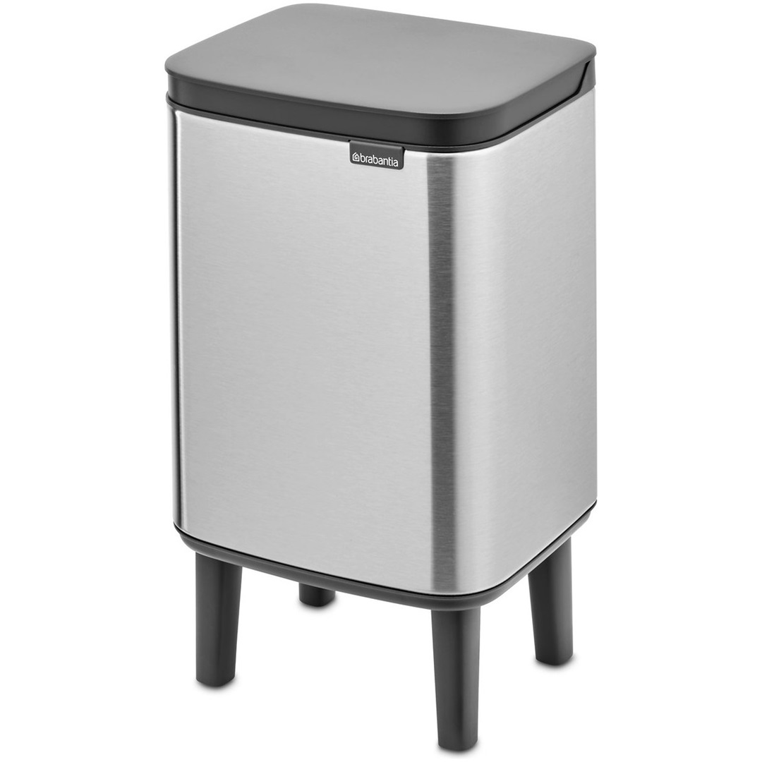brabantia bo hi afvalemmer 4l mat staal