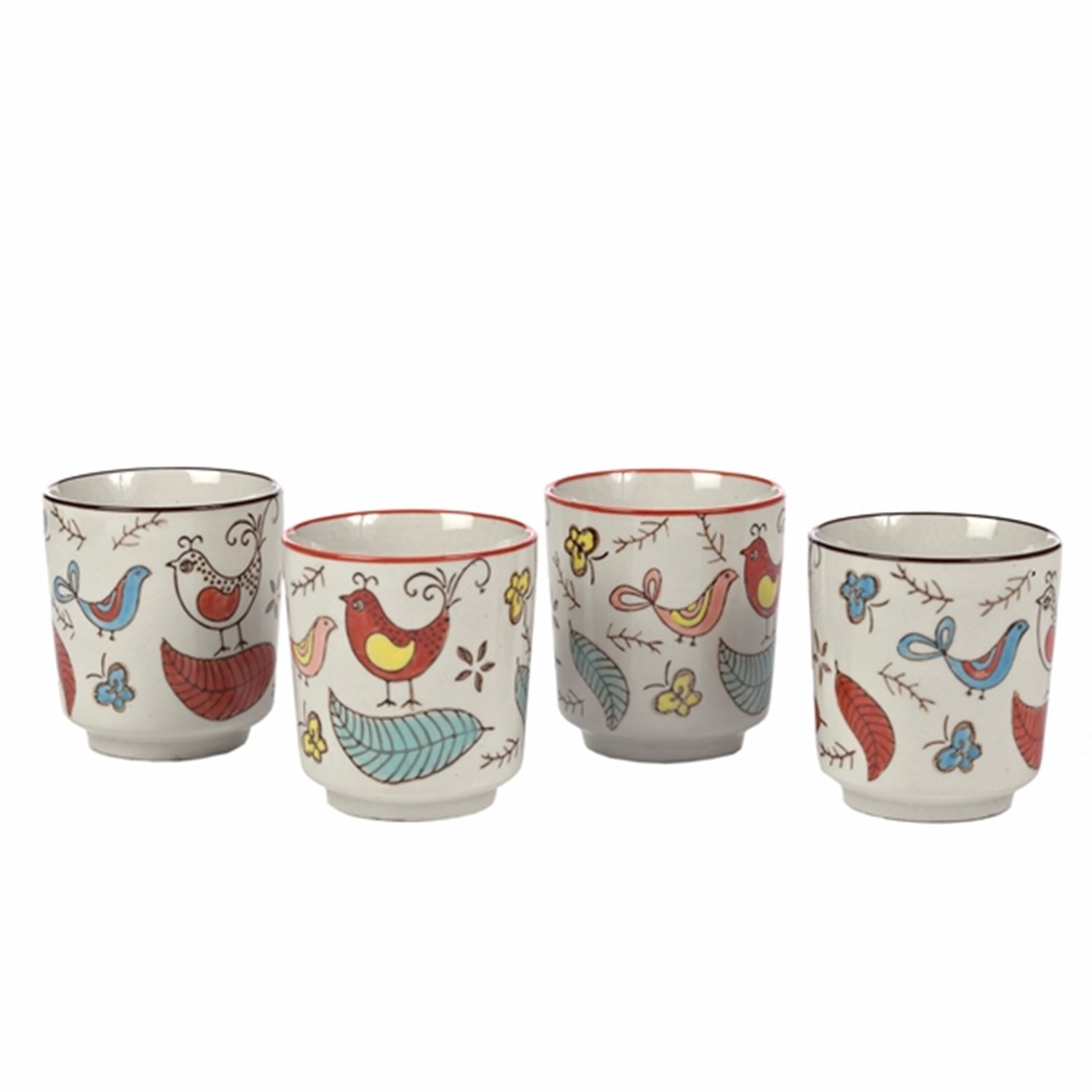 pols-potten-birds-bekers-4-stuks