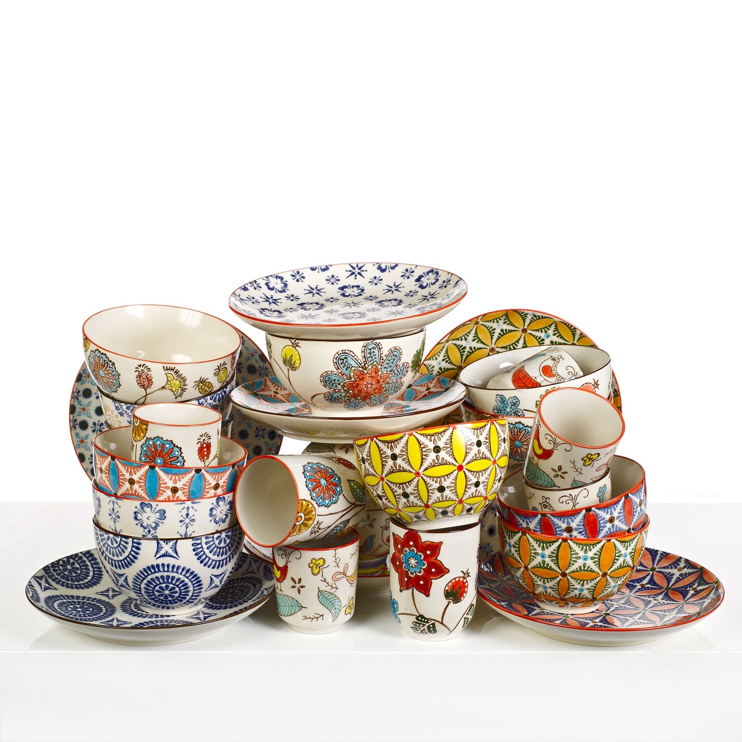 pols-potten-colour-hippy-bekers-4-stuks