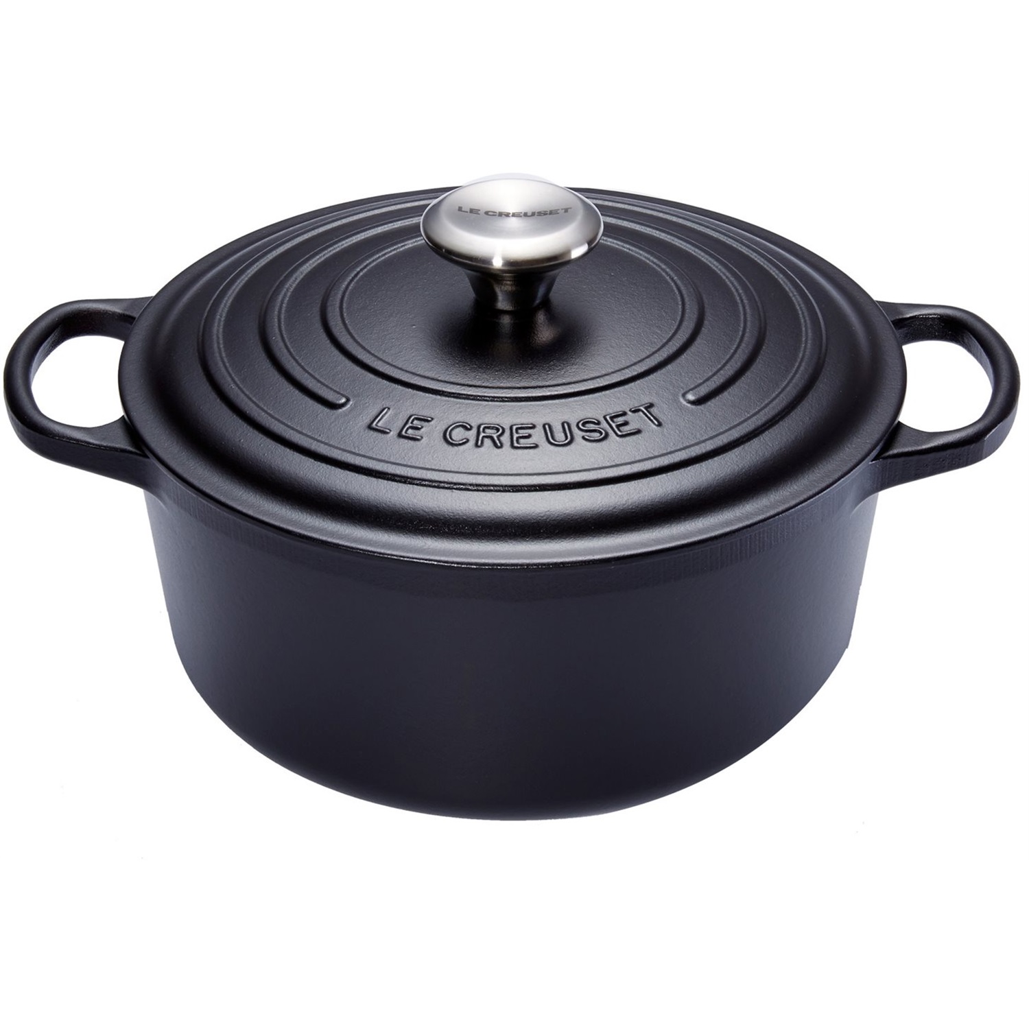 le-creuset-signature-braadpan-30cm-mat-zwart