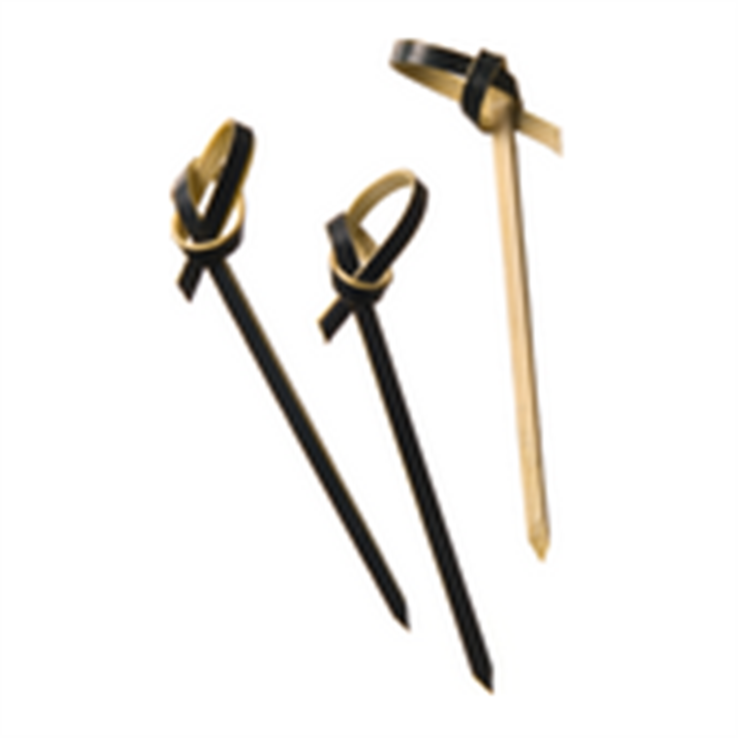 depa-cocktailprikkers-knoop-150-stuks-zwart-6cm