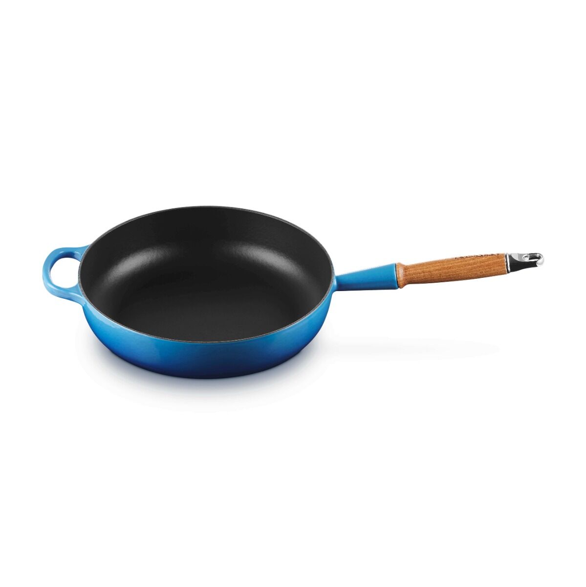 le-creuset-signature-hapjespan-met-houten-steel-28cm-azure
