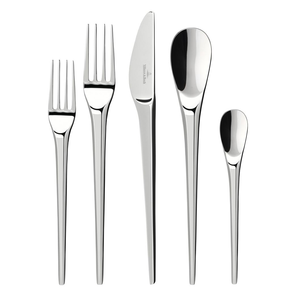 villeroy boch new moon bestekset 30 delig gepolijst rvs