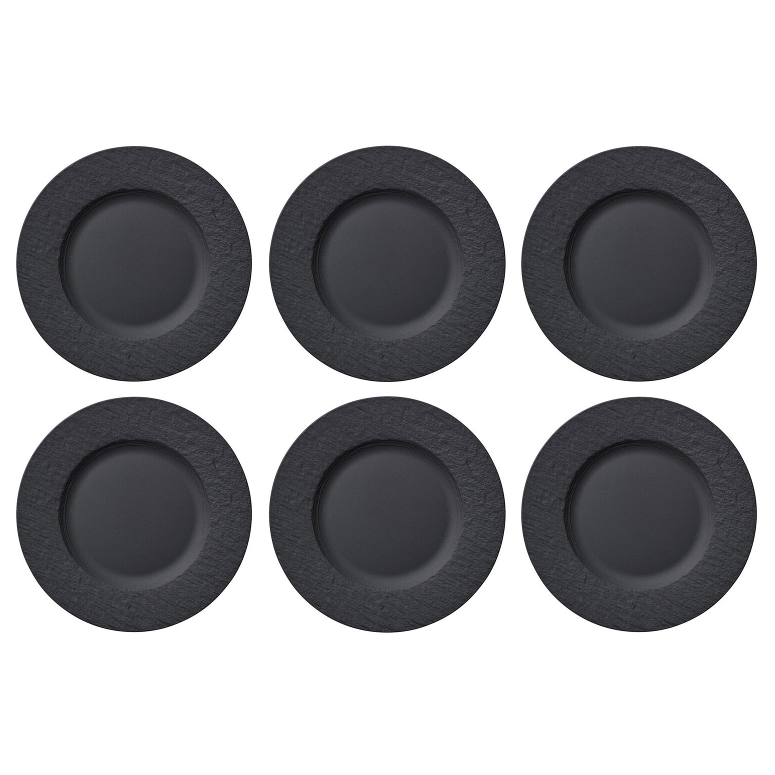 villeroy-boch-manufacture-rock-dinerbord-27cm-zwart-6-stuks