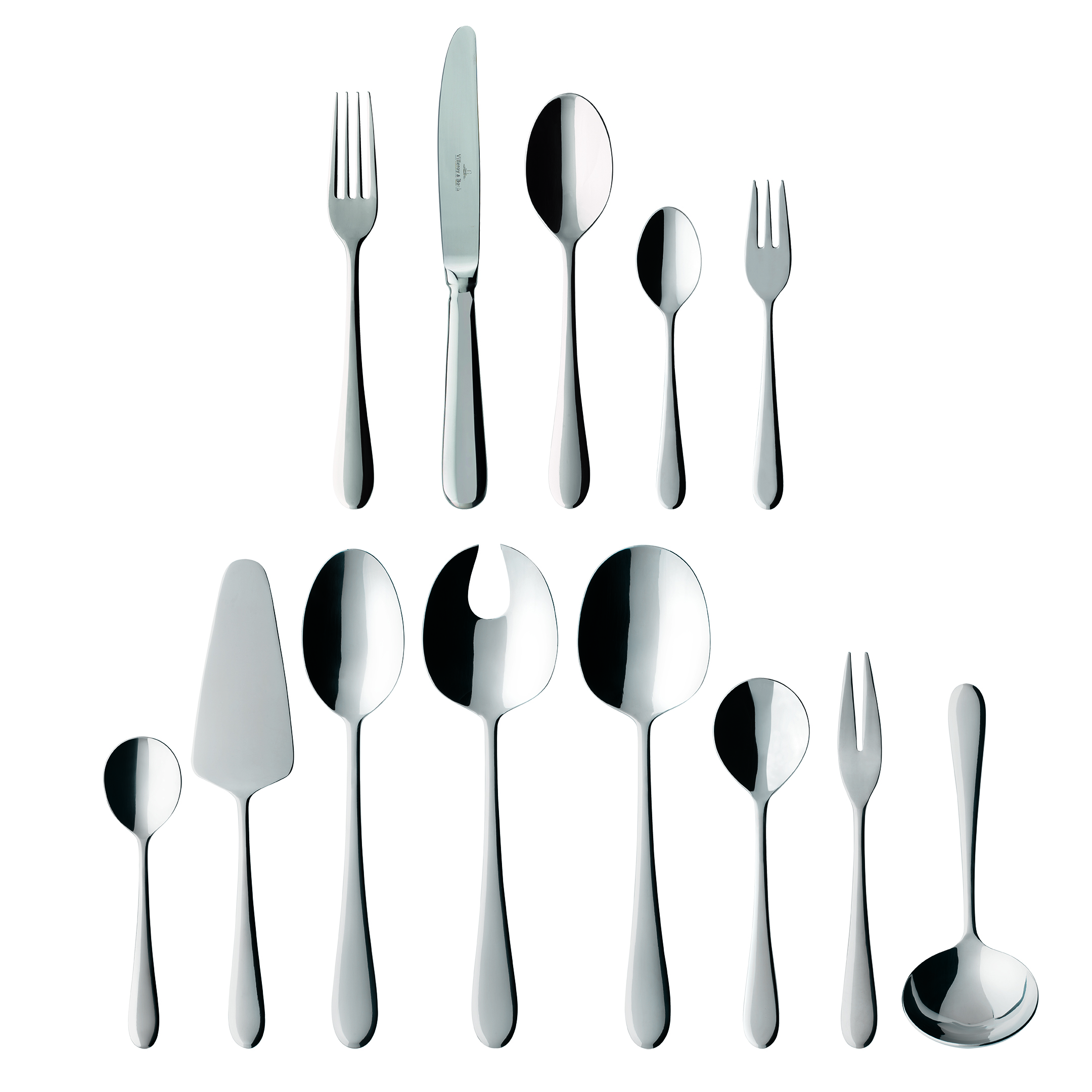 villeroy boch oscar bestekset 68 delig gepolijst rvs