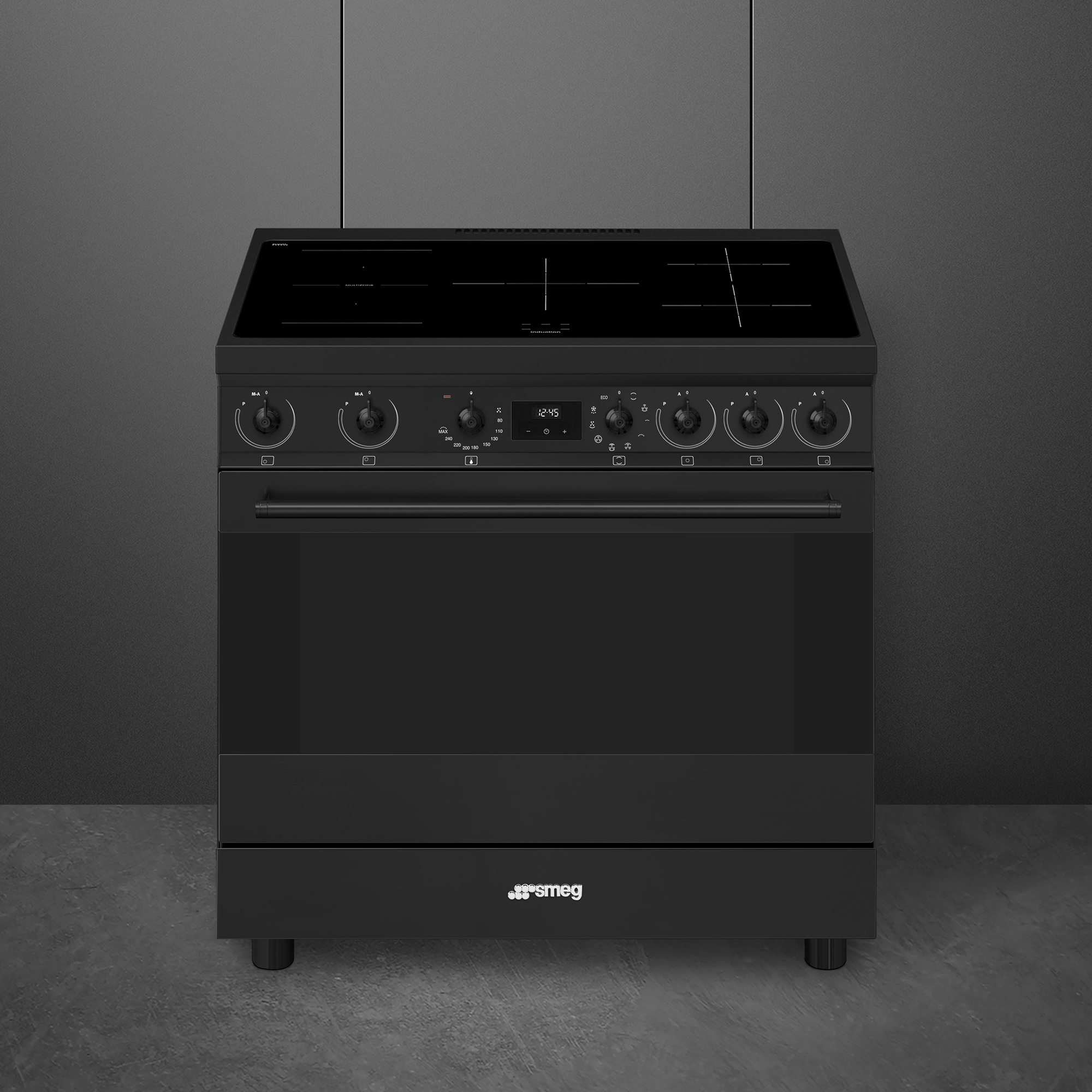 smeg-classici-sinfonia-inductiefornuis-c9imn2-90cm-mat-zwart