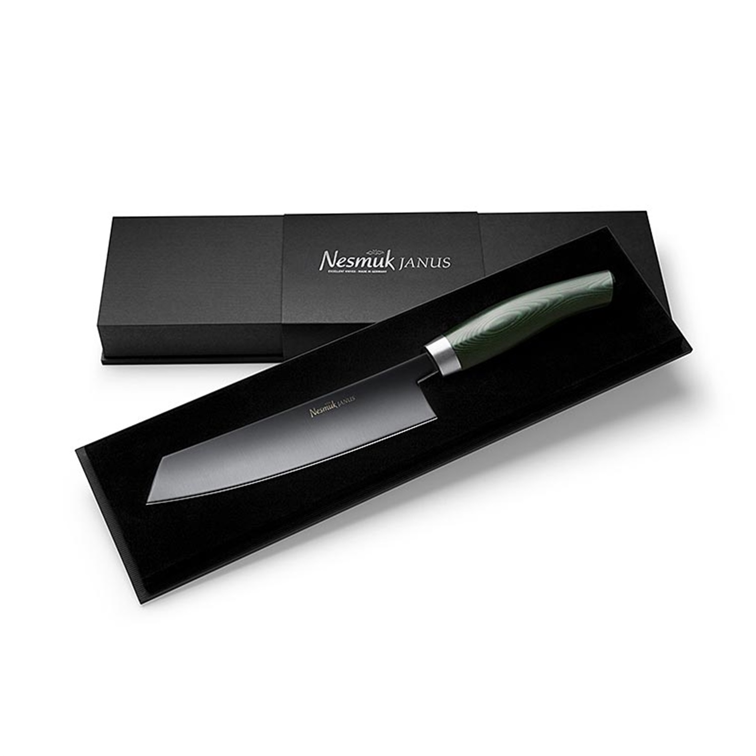 nesmuk-janus-koksmes-18cm-micarta-groen