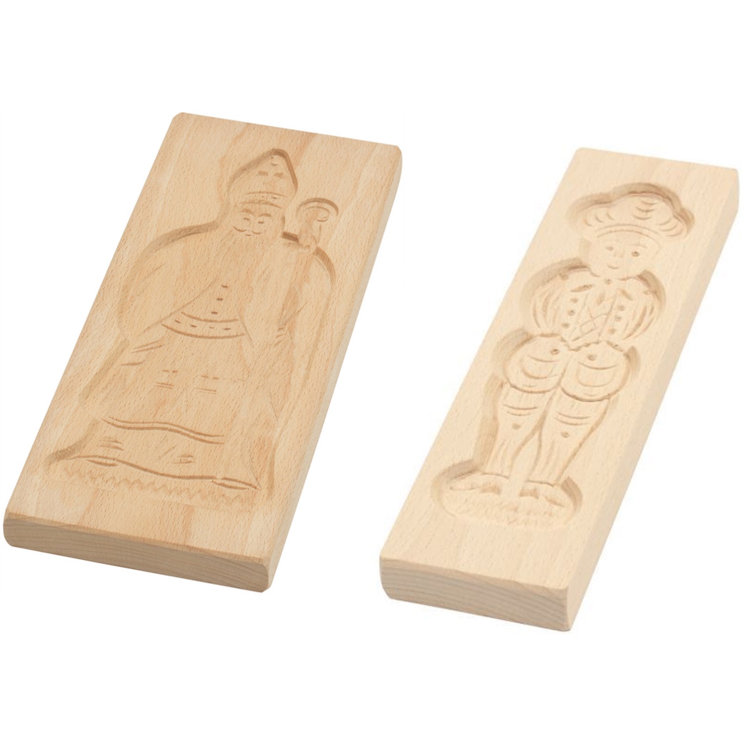 speculaasplankenset sint en piet 2 delig
