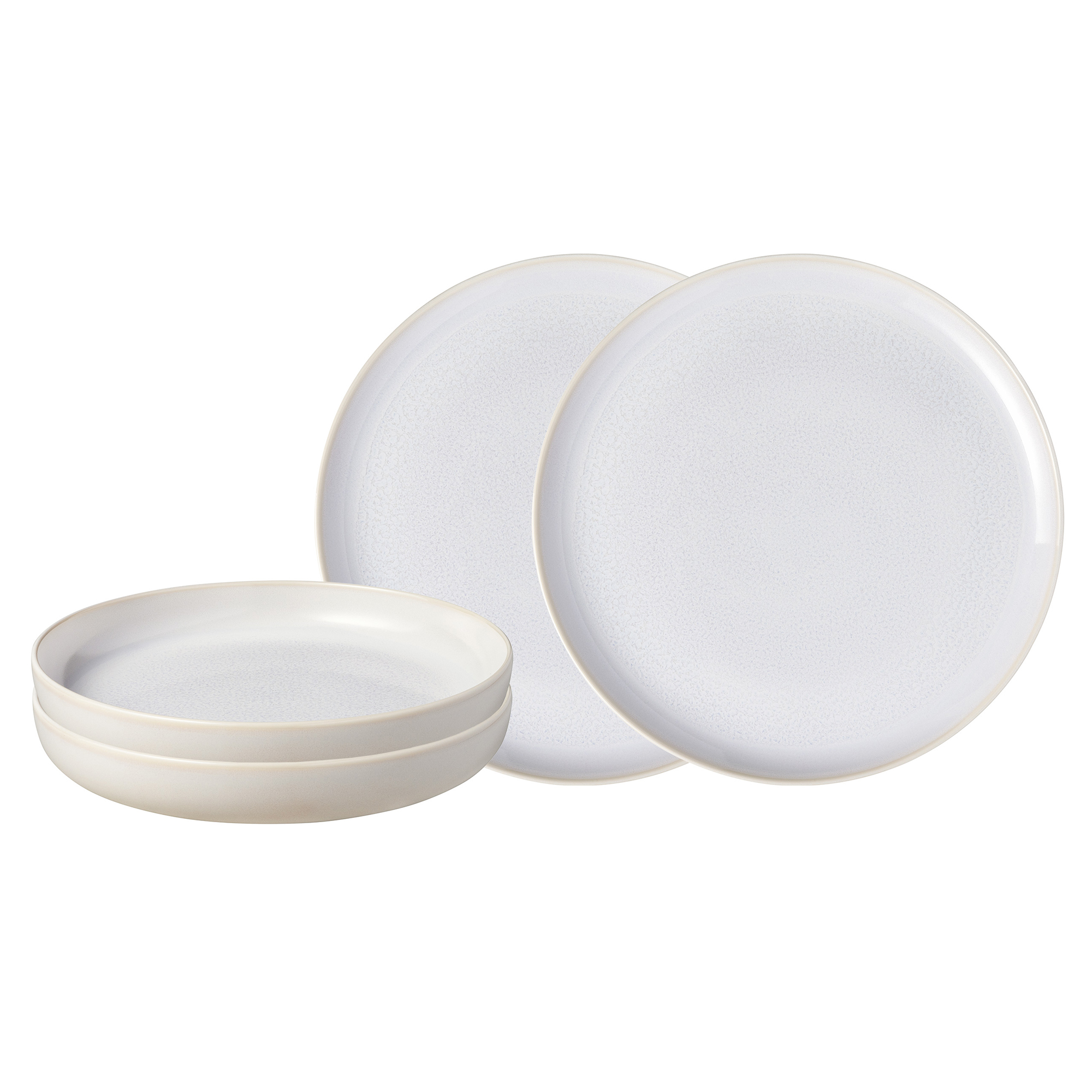 villeroy boch crafted dinerbordenset 4 delig cotton