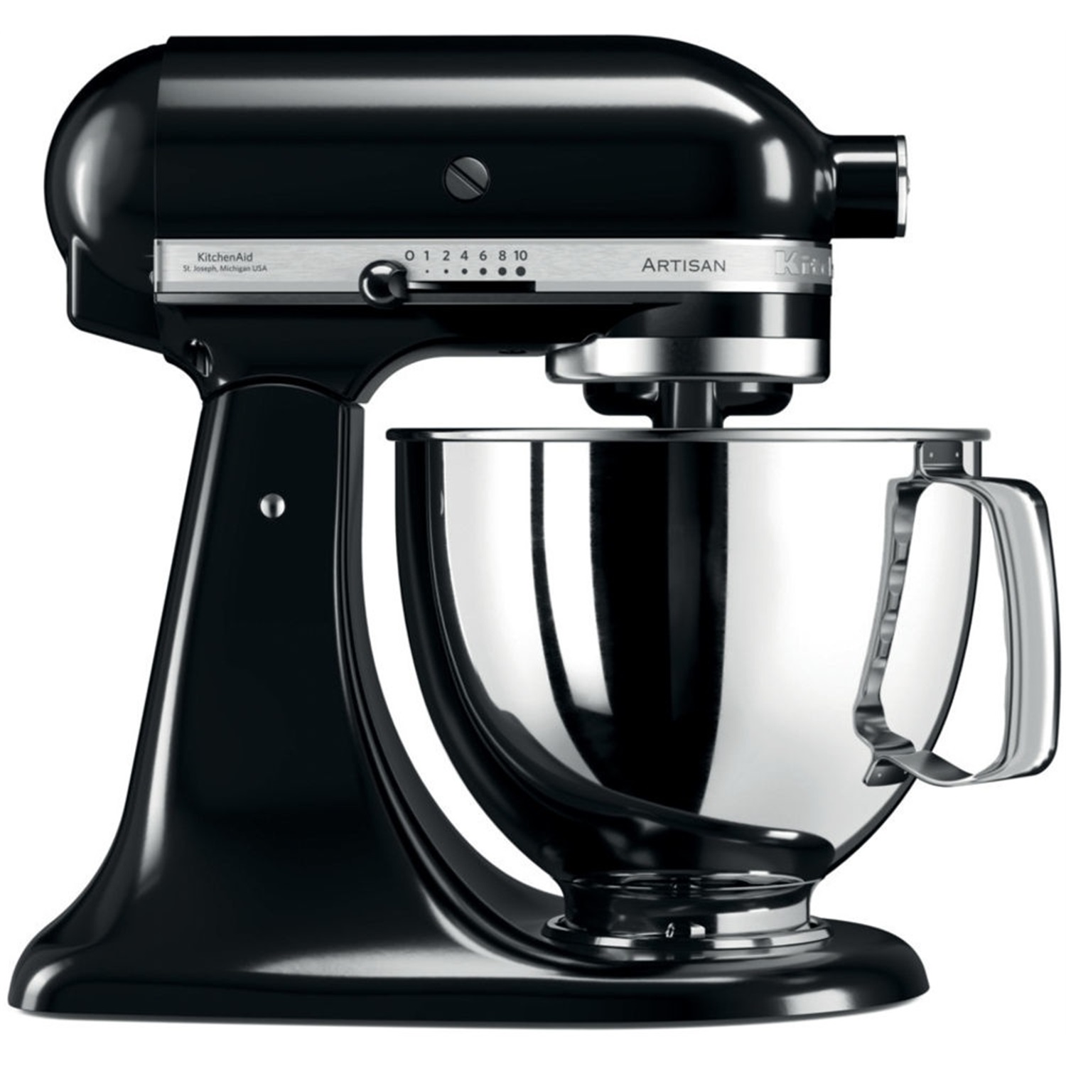 kitchenaid artisan keukenmachine 5ksm175pseob onyx zwart