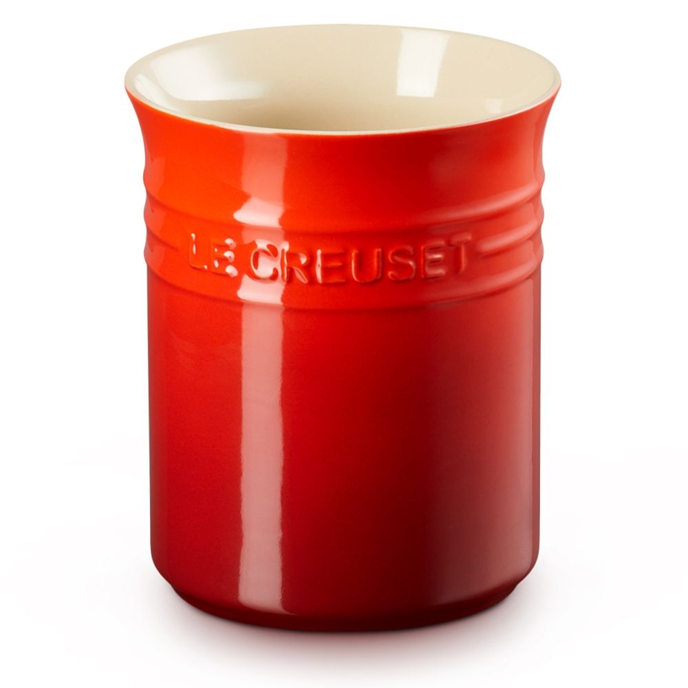 le creuset stoneware spatelpot 15cm kersenrood