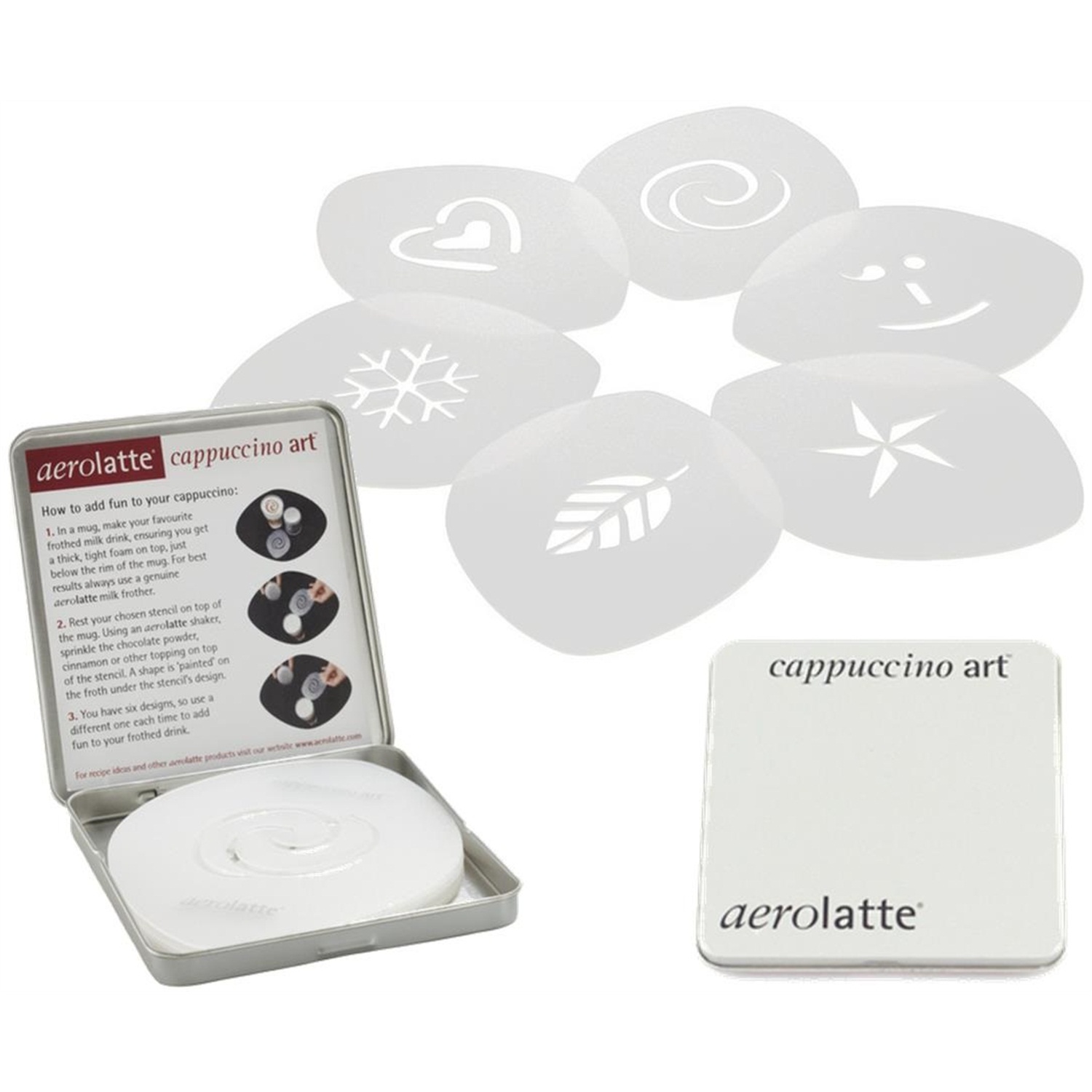 aerolatte-cacaosjablonenset-6-delig