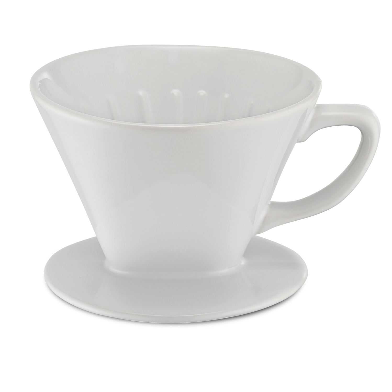 cookspoint weis koffie opzetfilter maat 2 keramiek