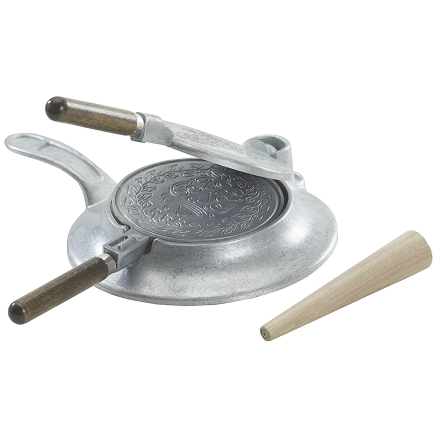 nordic ware norwegian krumkake en kniepertie ijzer 26cm