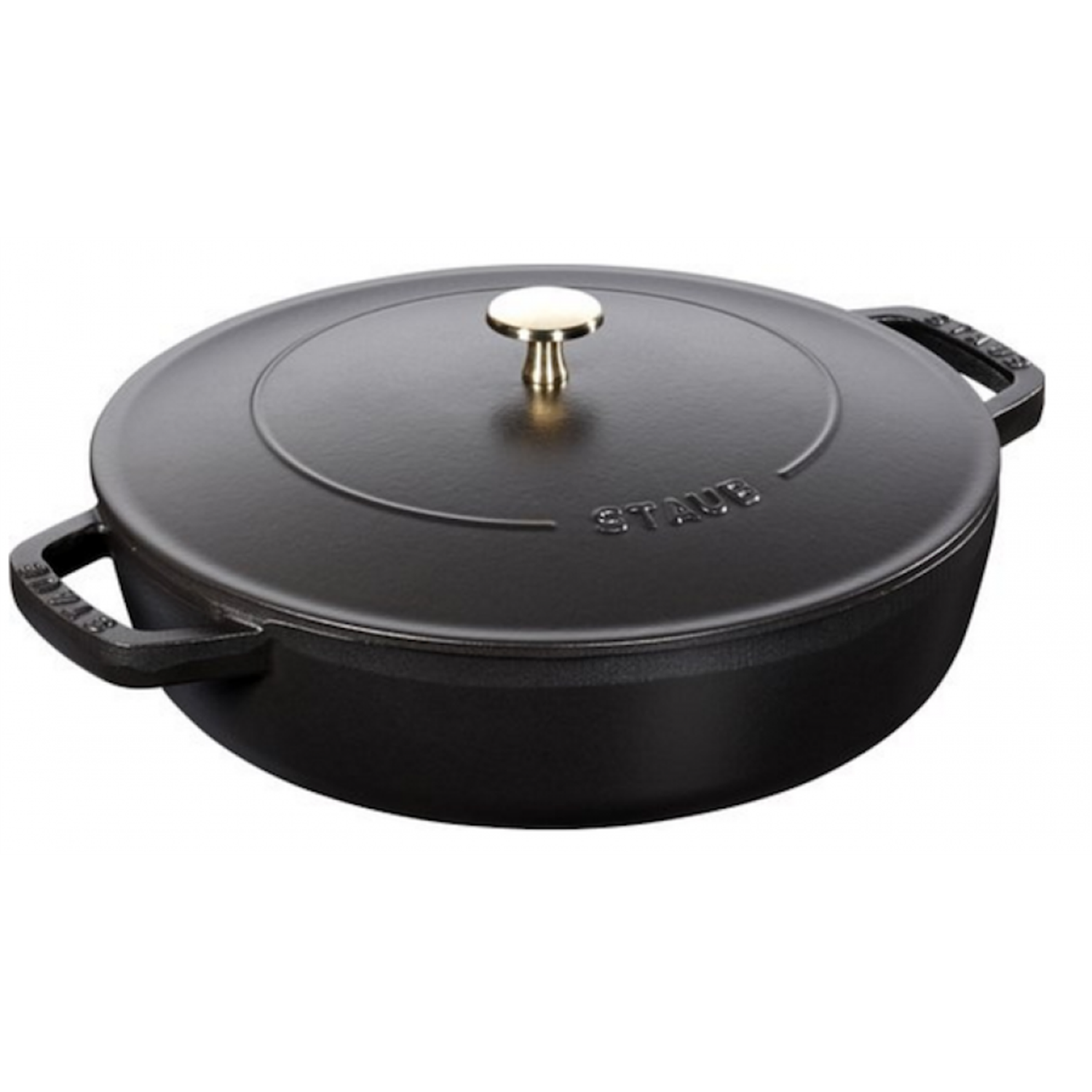 staub-chistera-braadpan-28cm-zwart