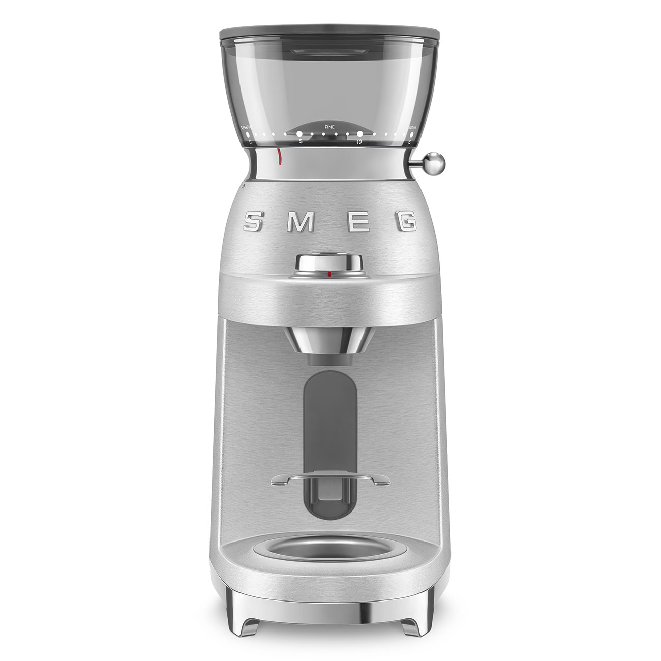 smeg koffiemolen cgf02sseu aluminium