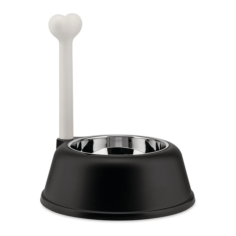 alessi lupita hondenvoerbak ammi02 b zwart