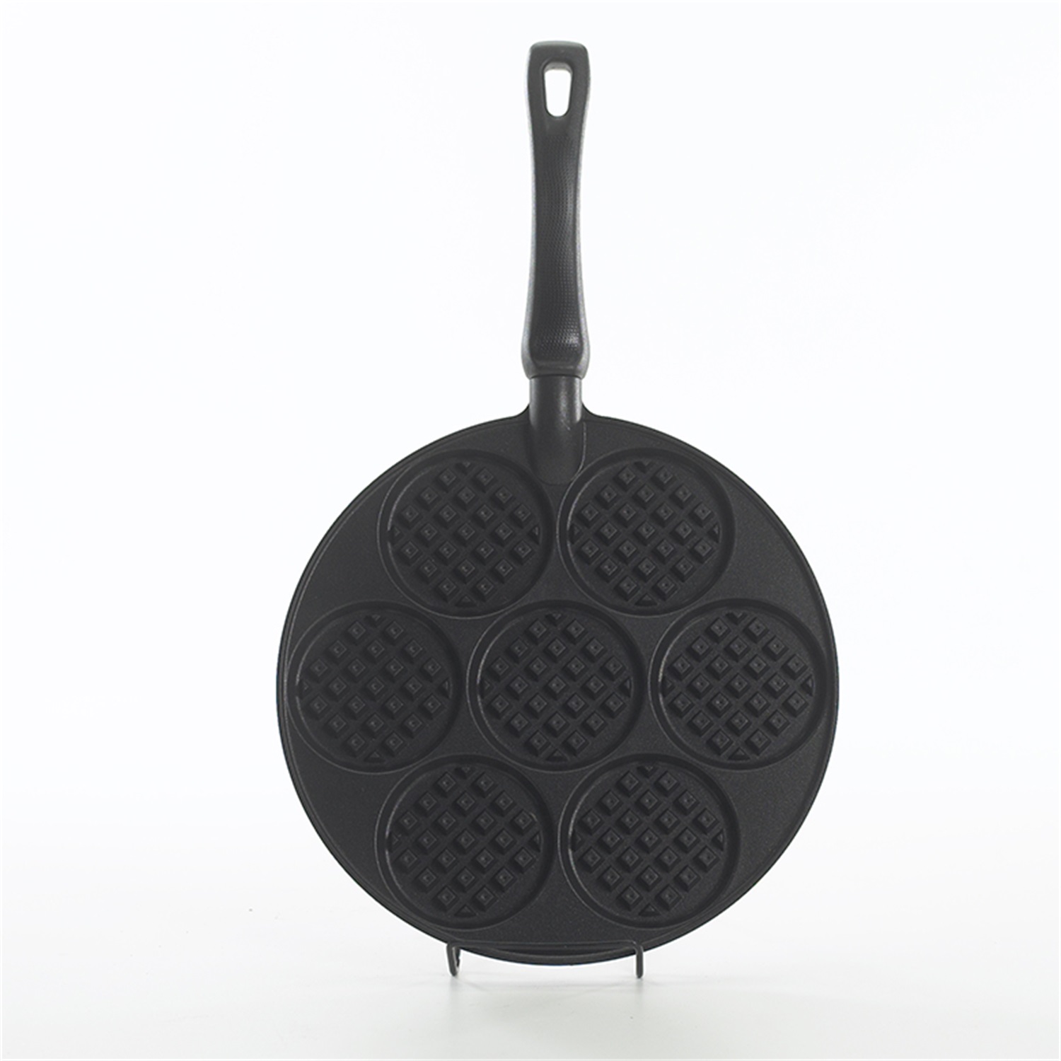 nordic ware silver dollar waffle pannenkoekenpan 7 vaks