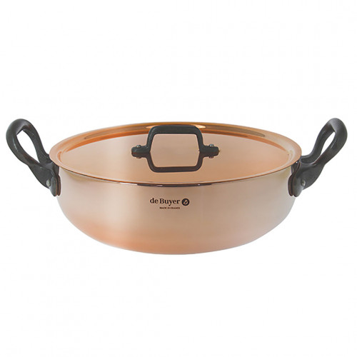 de buyer prima matera sauteerpan met gietijzeren handvatten 633228 28cm