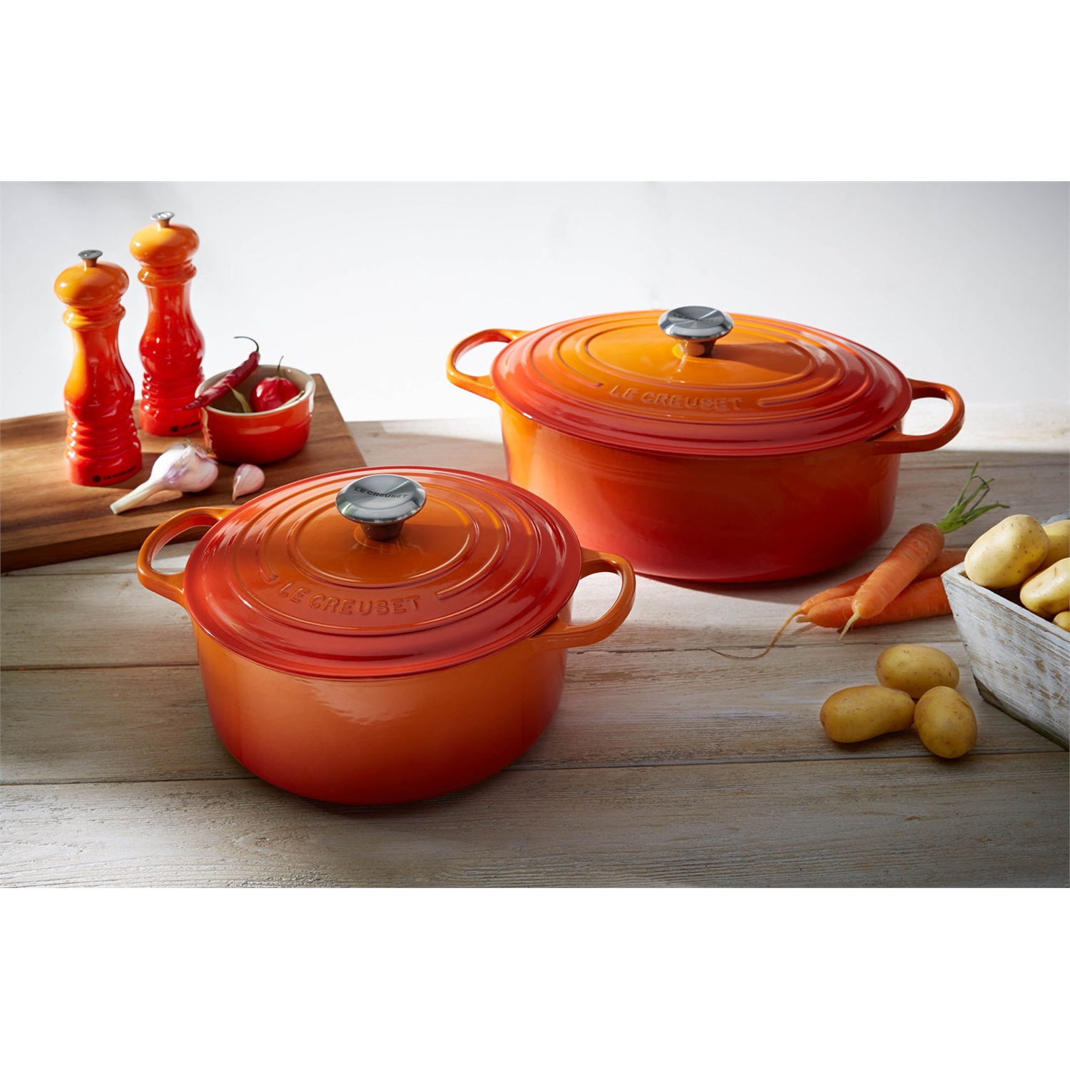 le-creuset-signature-braadpan-ovaal-31cm-oranjerood