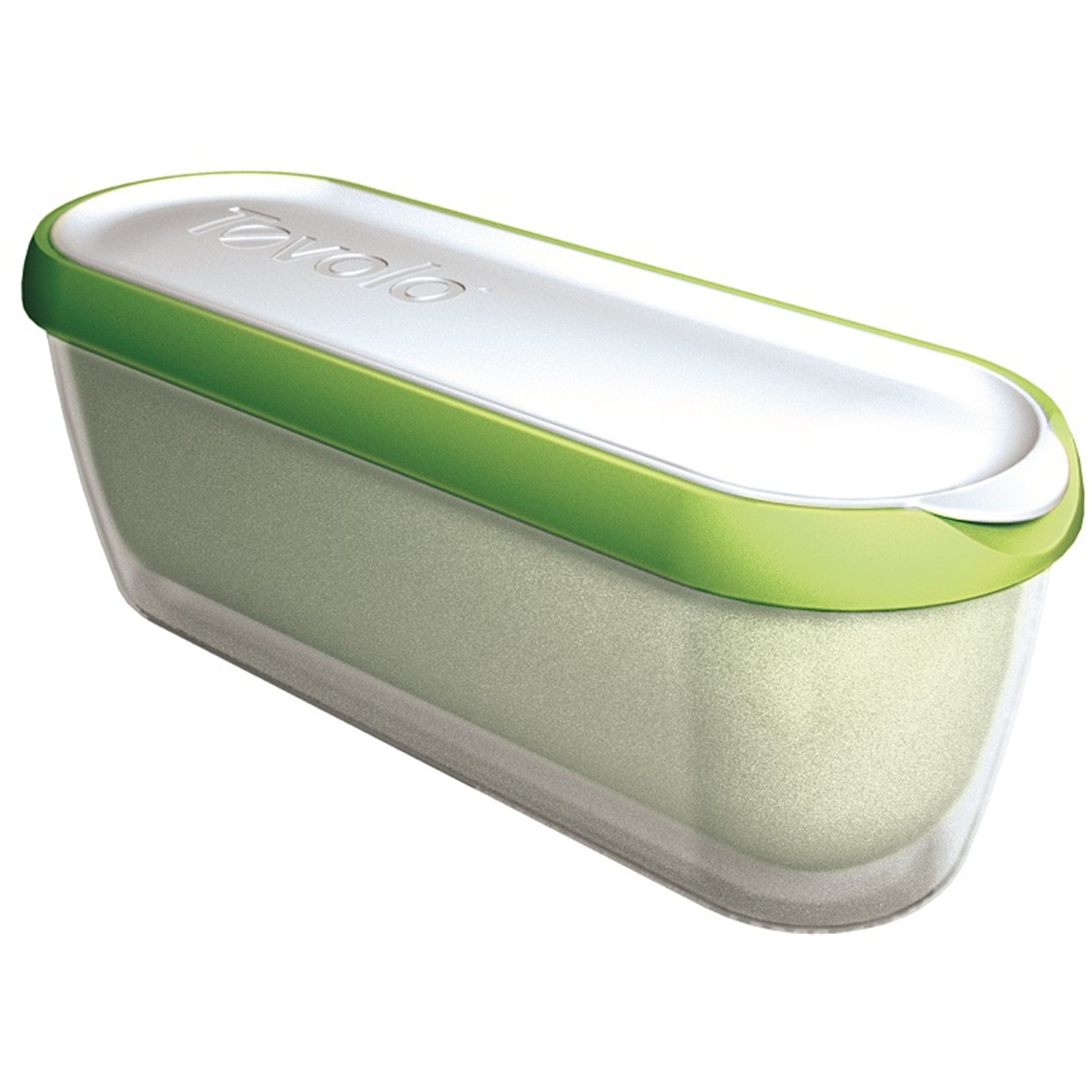 tovolo glide scoop ijsbewaarbak 14l pistachio groen