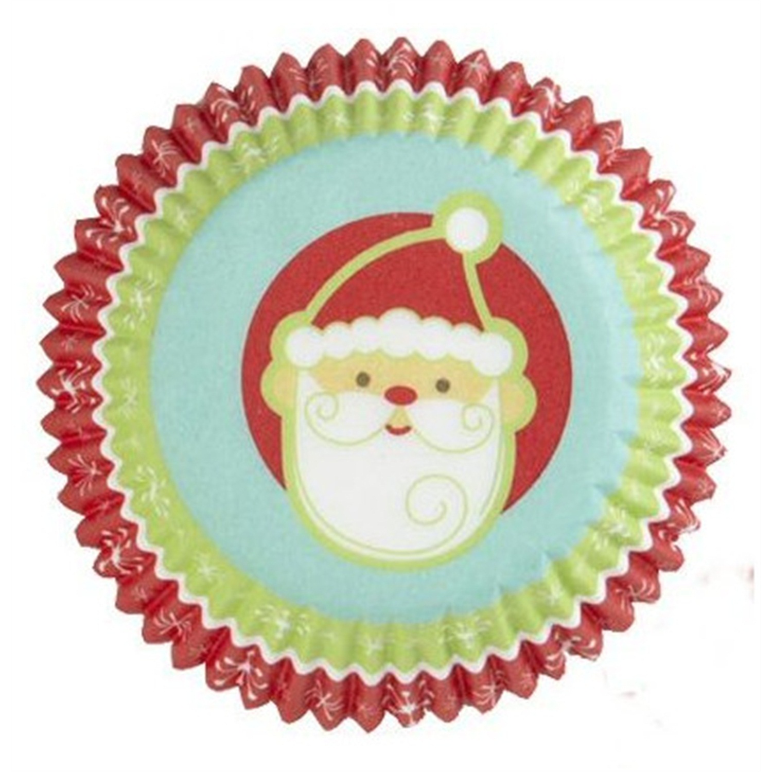 wilton kerstman cupcake bakvormpjes papier 75 stuks