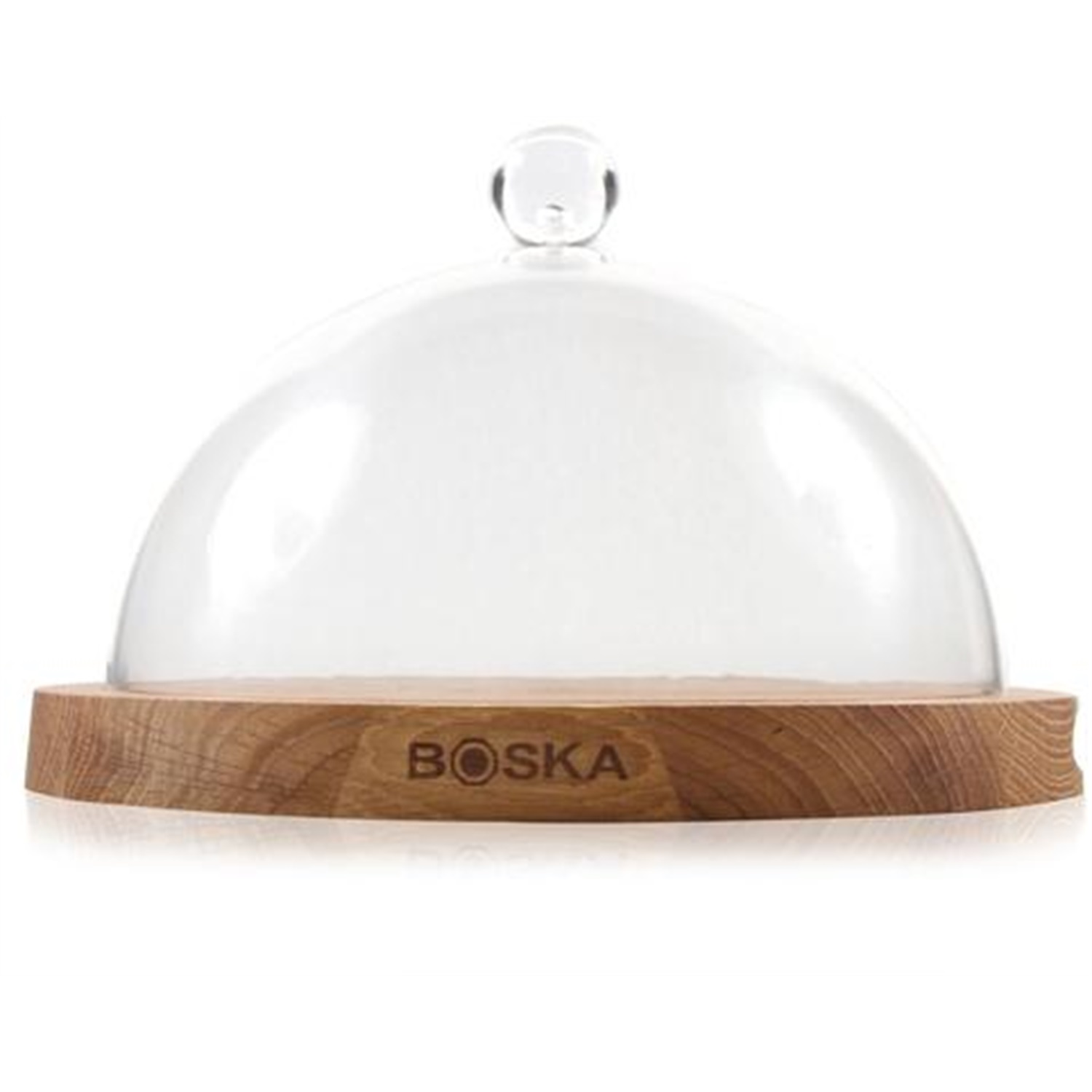 boska friends kaasplank met stolp 25cm eikenhout