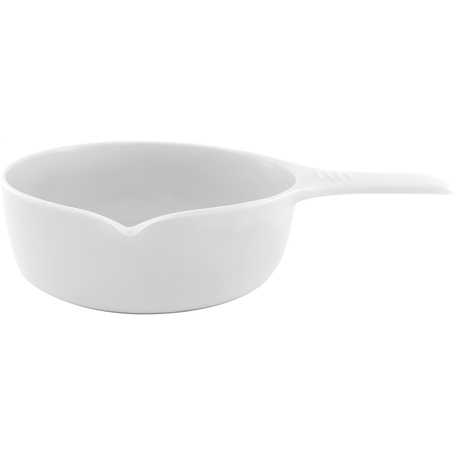 inductherm steelpan met deksel 075l 16cm wit