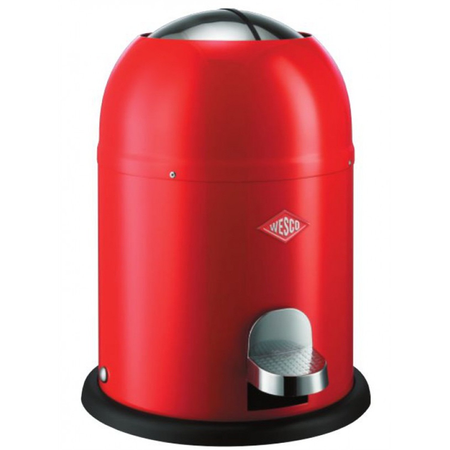 wesco single master afvalemmer rood