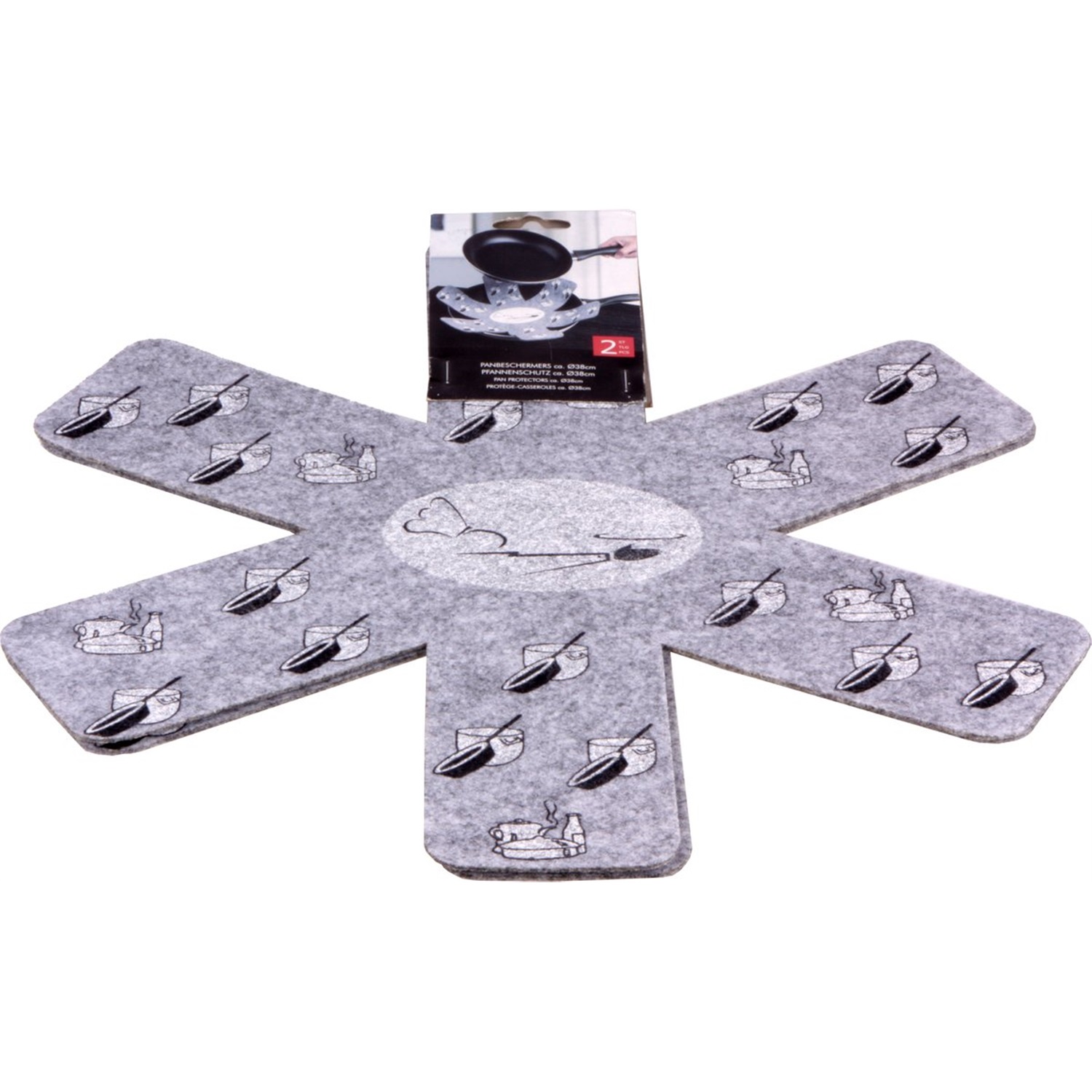 kookpunt imperial kitchen pannenbeschermers 2 stuks