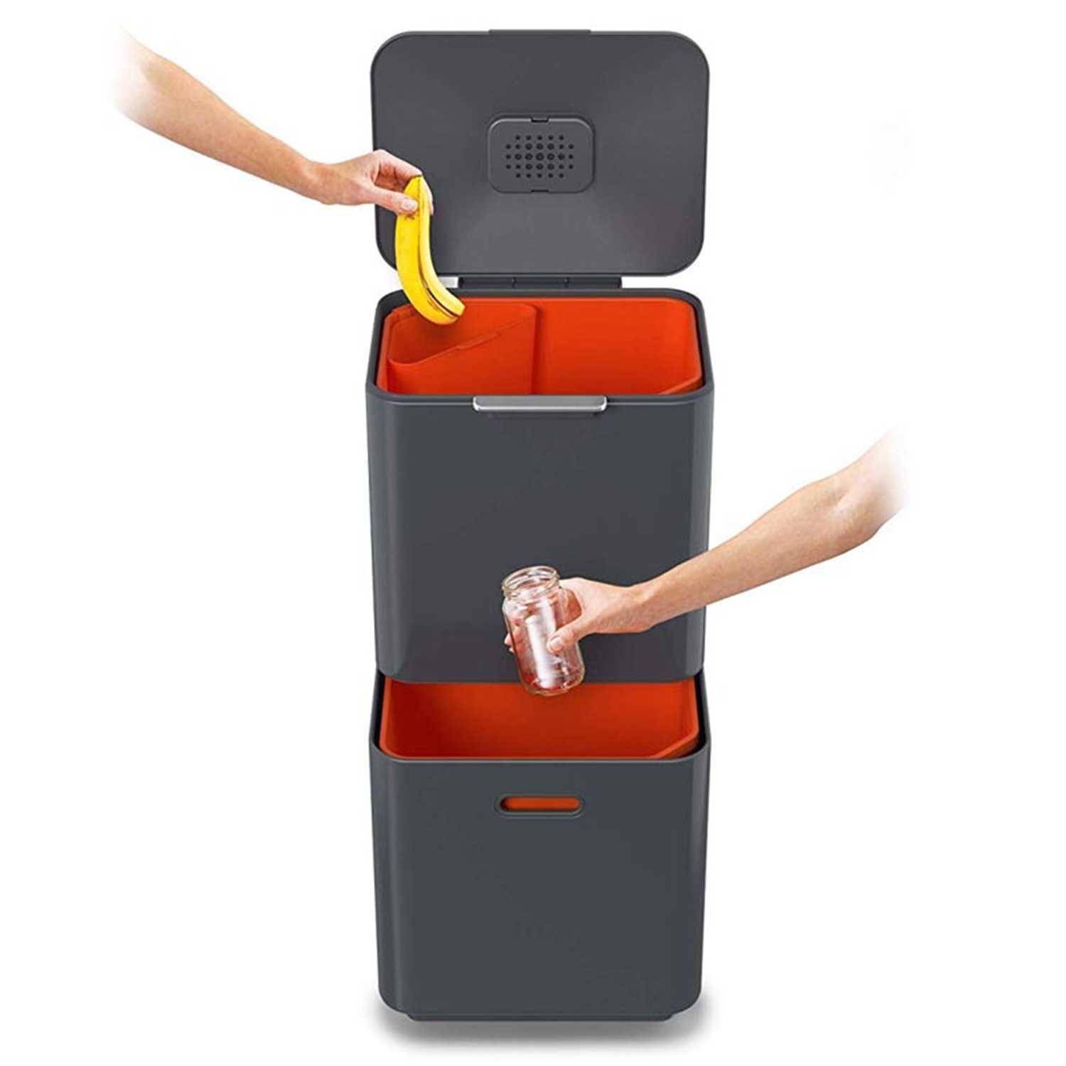 joseph-joseph-intelligent-waste-totem-max-afvalemmer-60l-grafiet