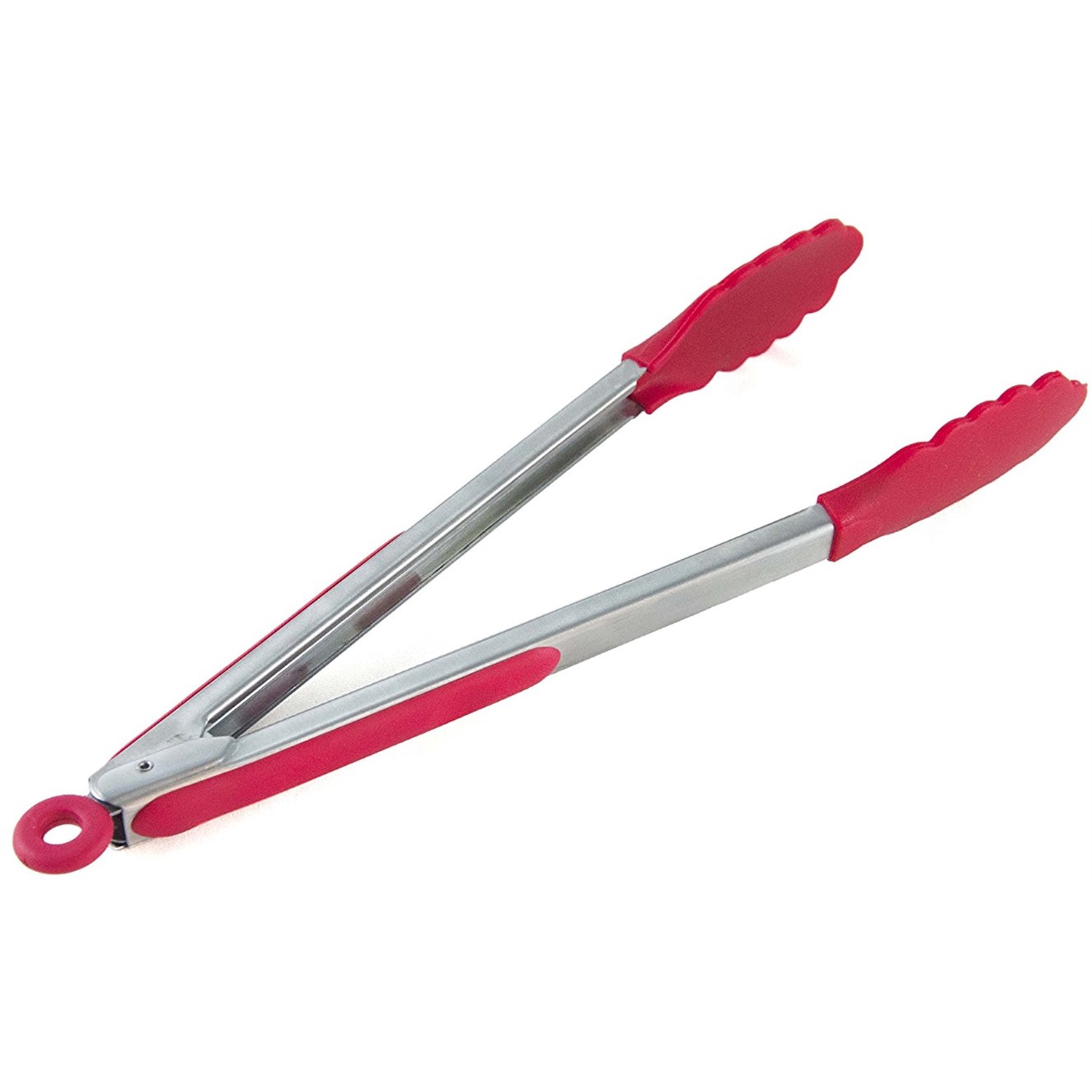 charcoal companion bbq tang cc1077 softgrip rood