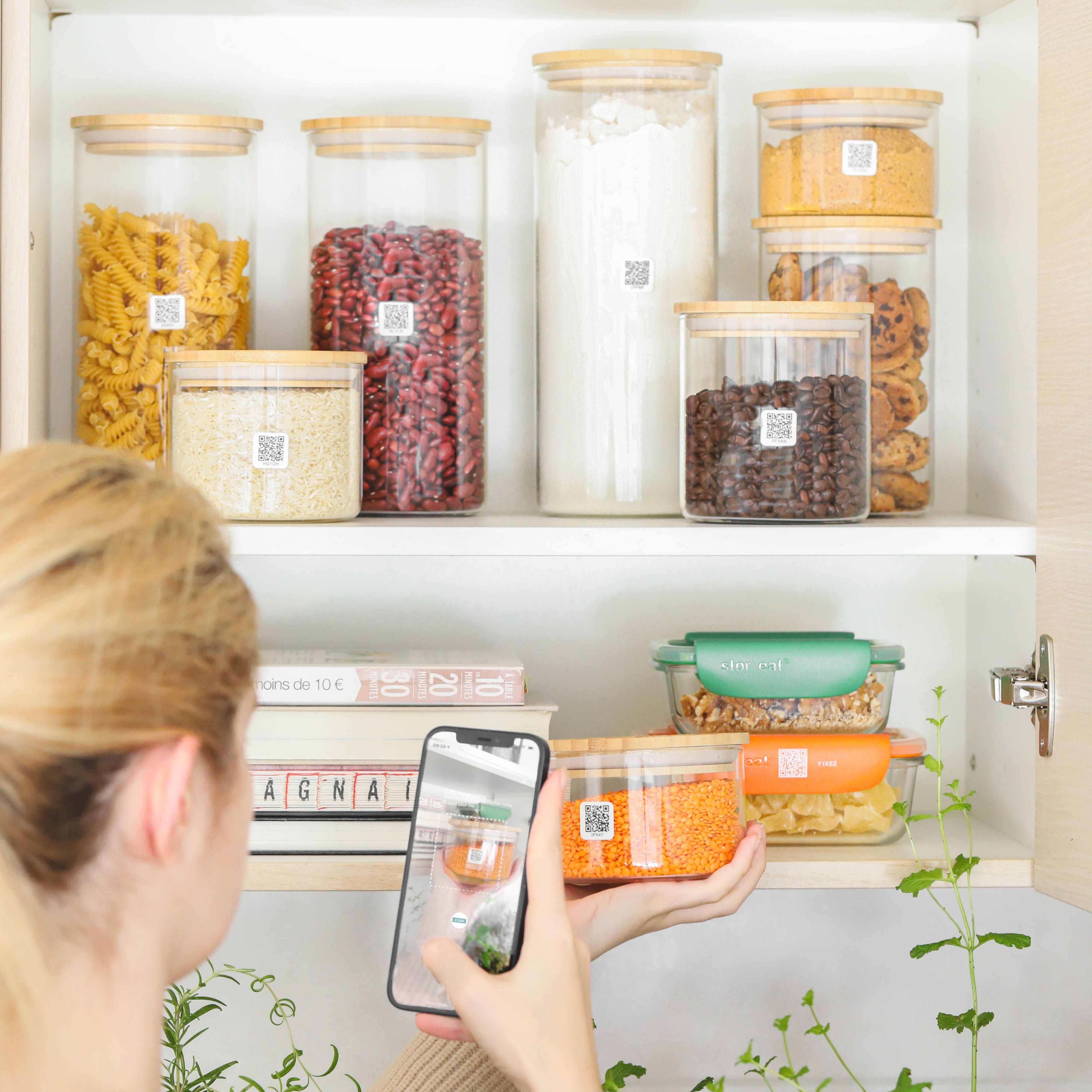 mastrad-storeat-voorraadpot-glas-13l