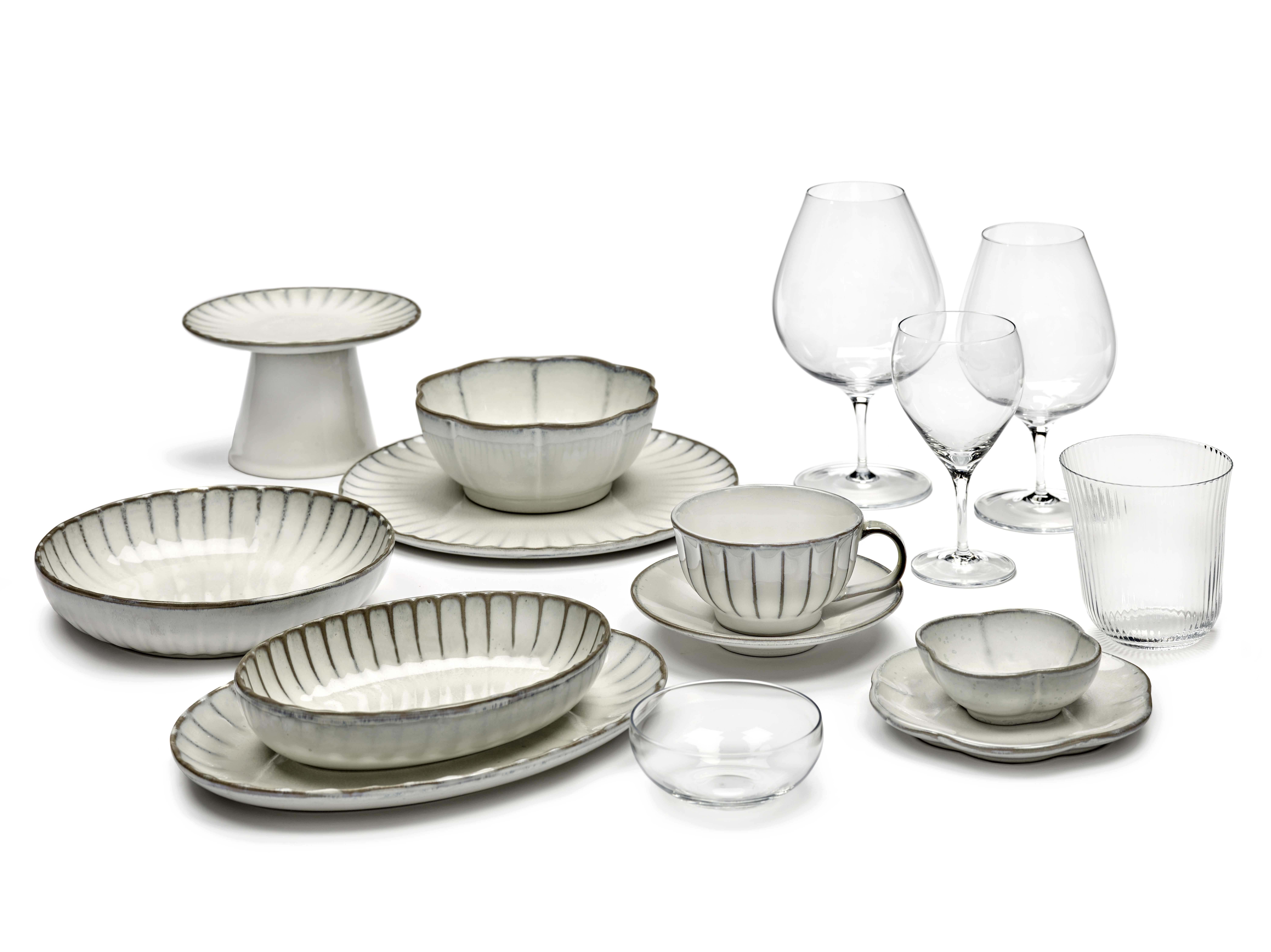 serax-inku-serveerschaal-ovaal-b5120247w-19cm-wit-2-stuks