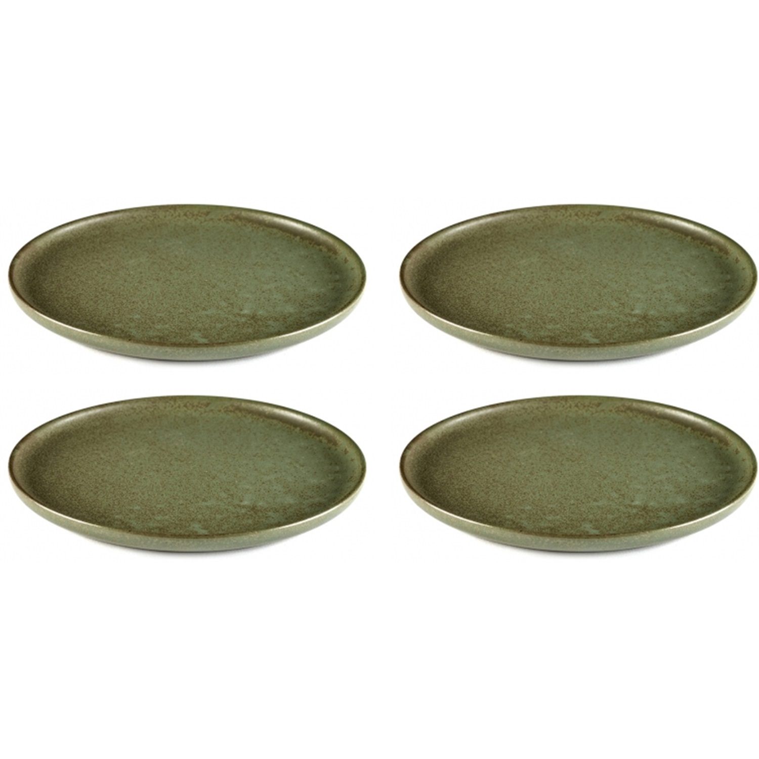 serax surface dessertborden b5116201a 21cm camogreen 4 stuks