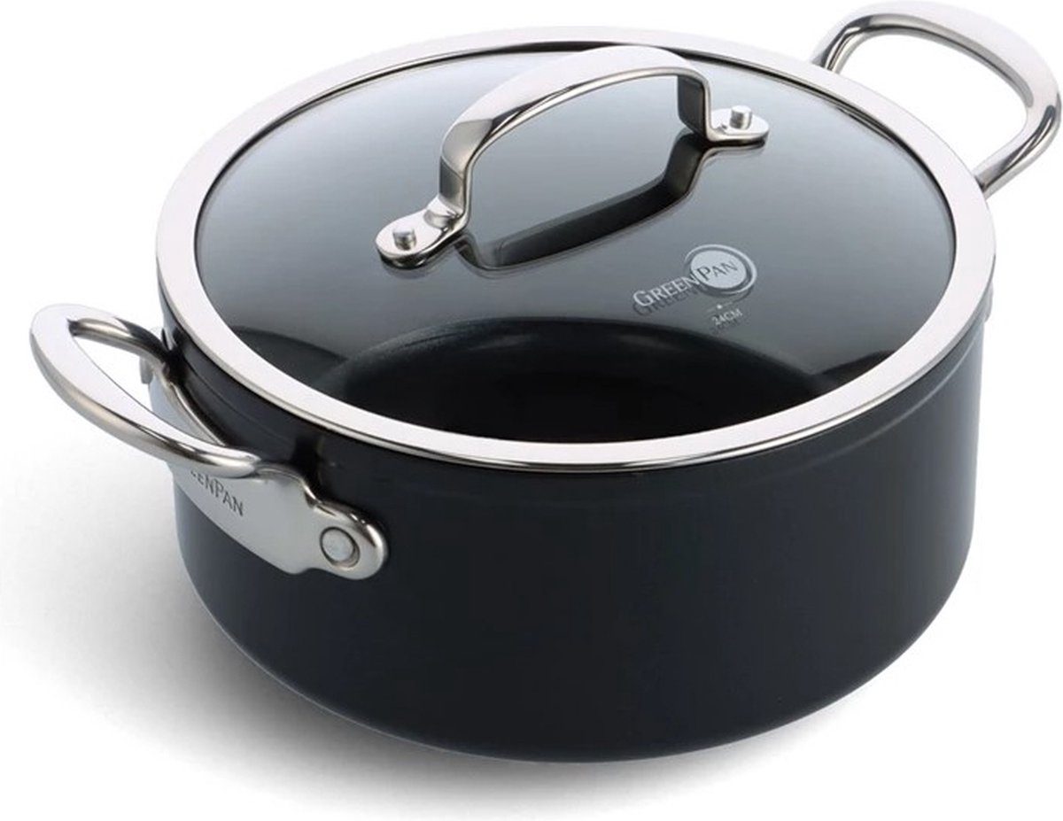 greenpan-barcelona-pro-kookpan-met-glasdeksel-20cm