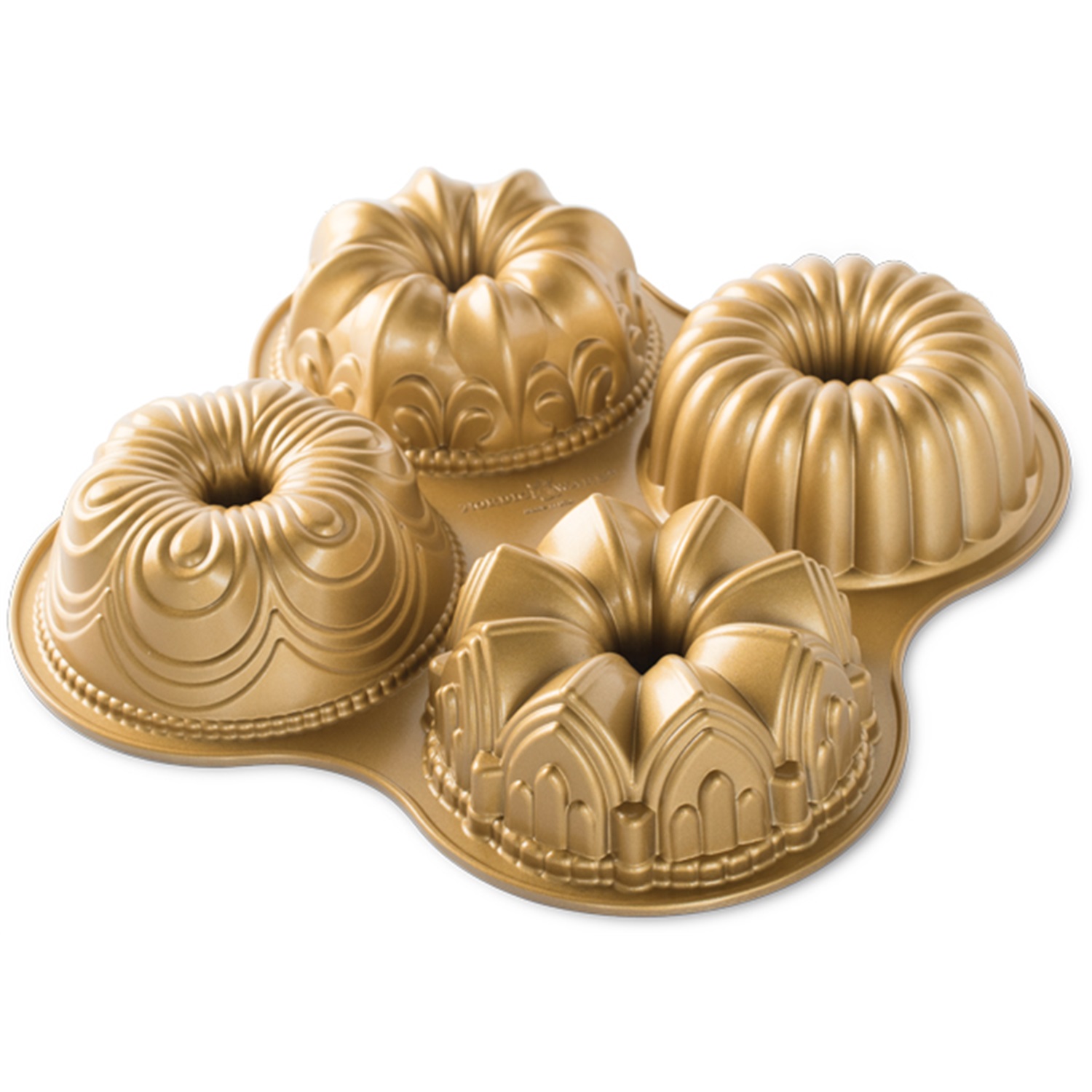 nordic-ware-bundt-quartet-mini-tulbandvorm-4-vaks-goud
